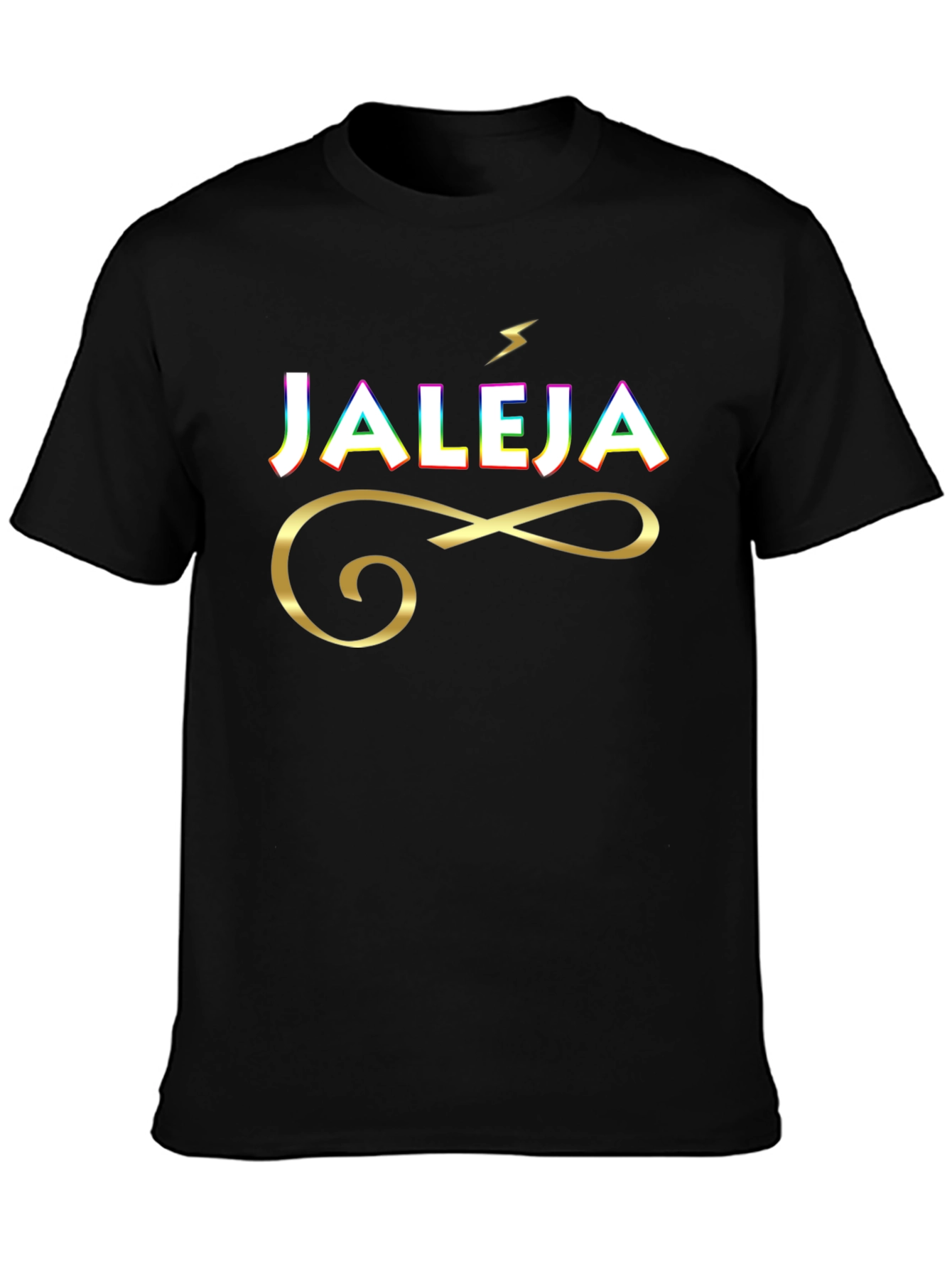 JALEJA Graphic Tee - Stylish Black T-Shirt