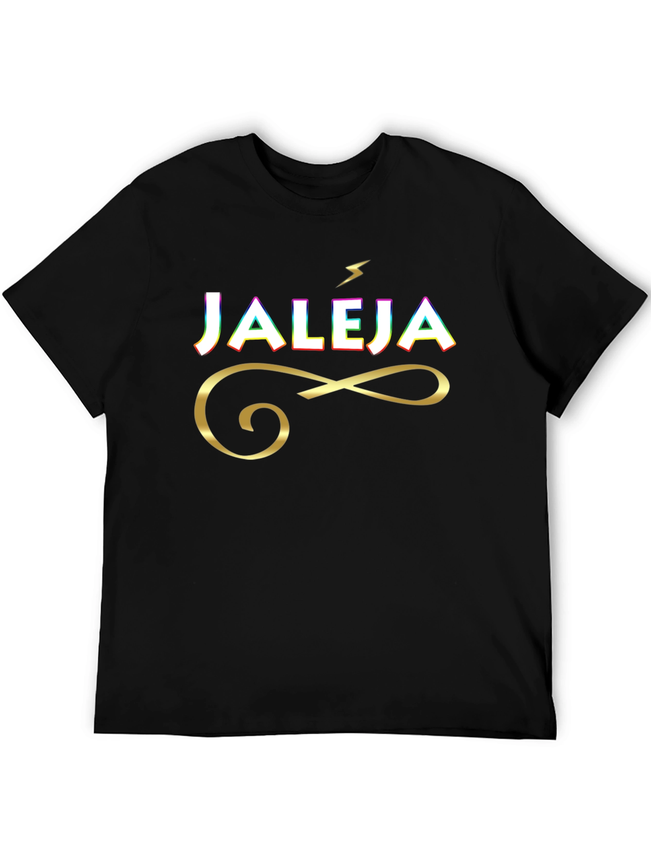 JALEJA Graphic Tee - Stylish Black T-Shirt