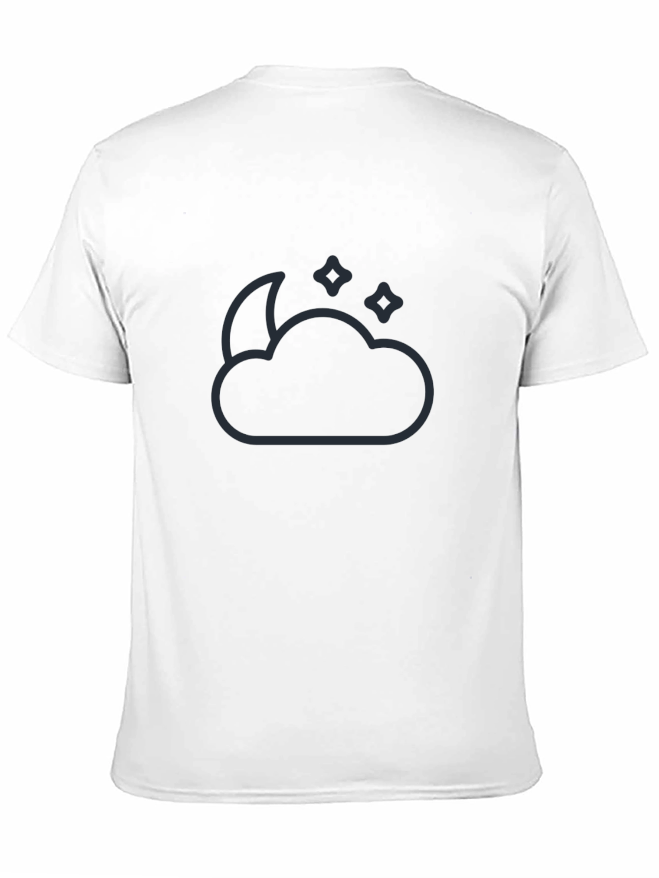 Night Sky T-Shirt - Moon and Stars Design