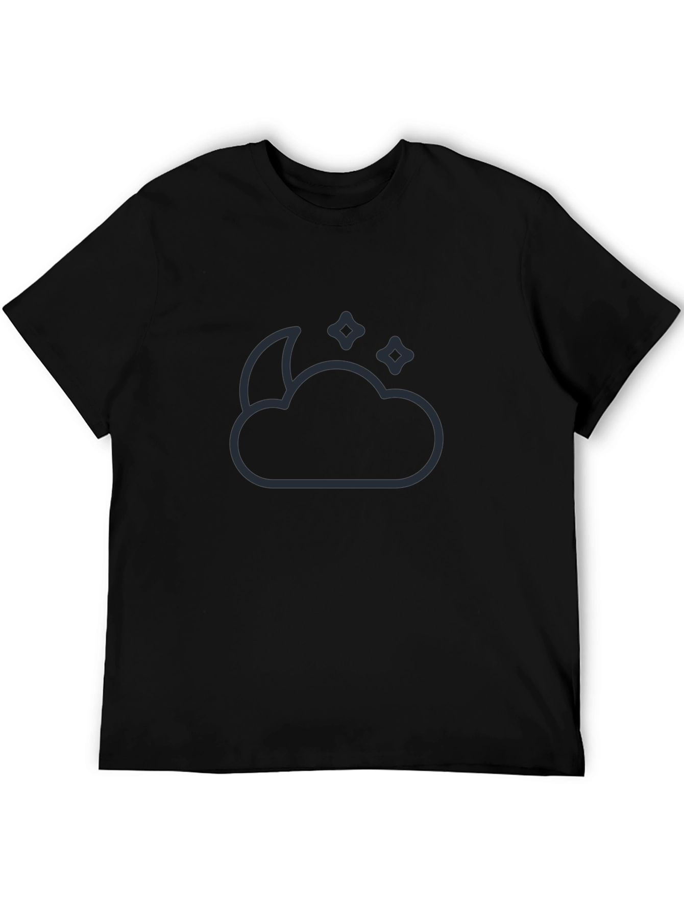 Night Sky T-Shirt - Moon and Stars Design