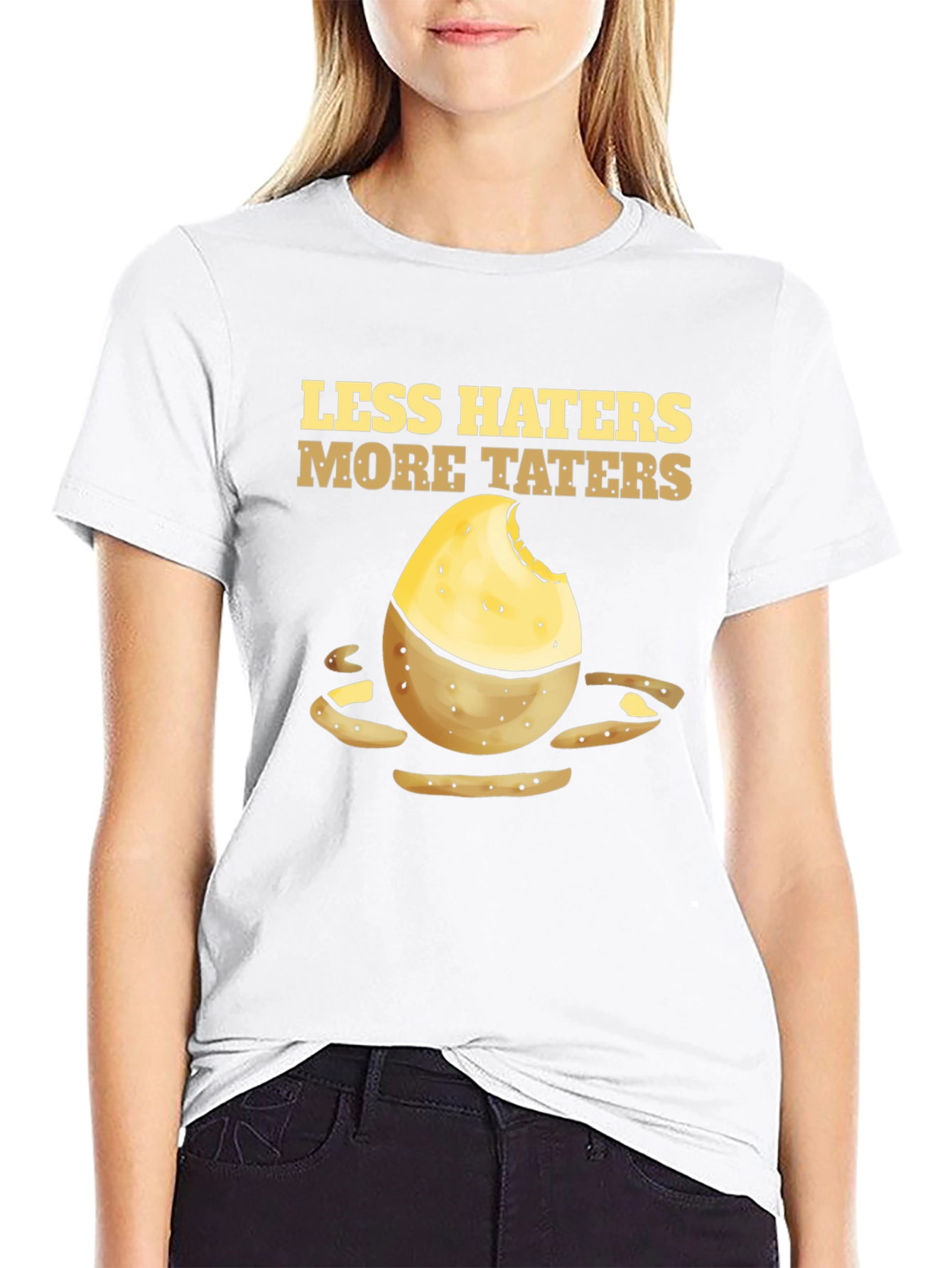 Less Haters More Taters Graphic Tee