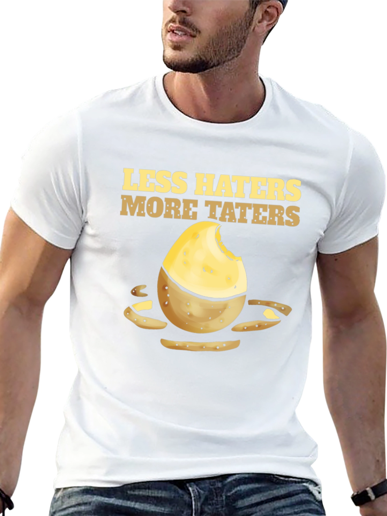 Less Haters More Taters Graphic Tee
