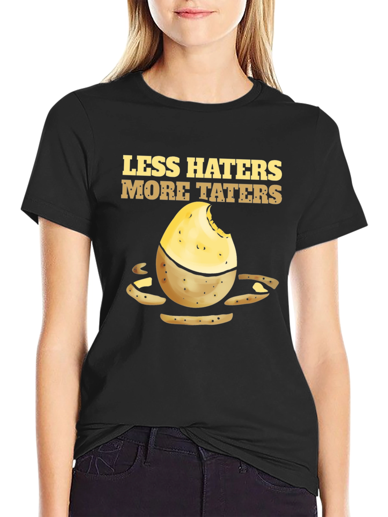 Less Haters More Taters Graphic Tee