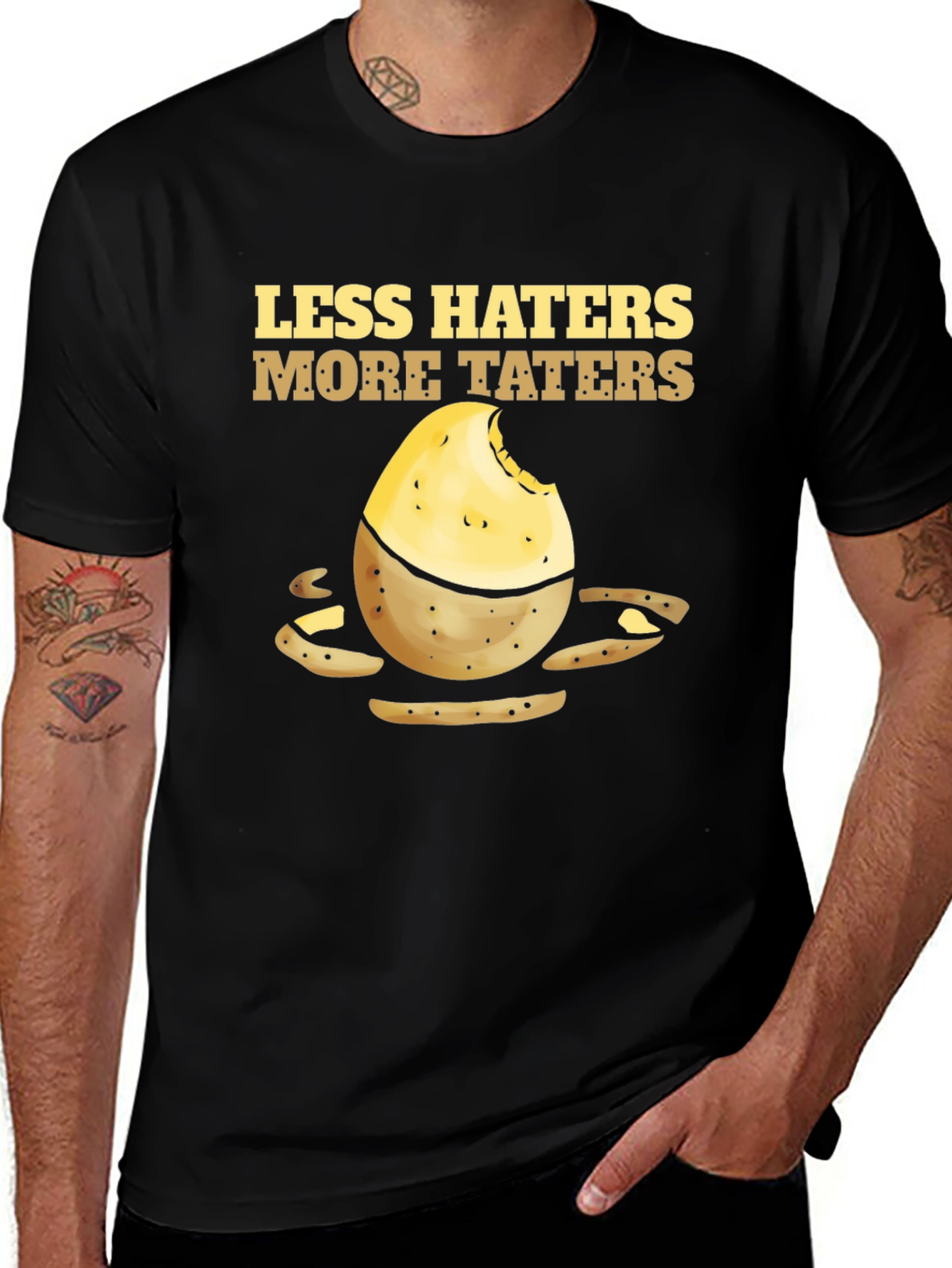 Less Haters More Taters Graphic Tee