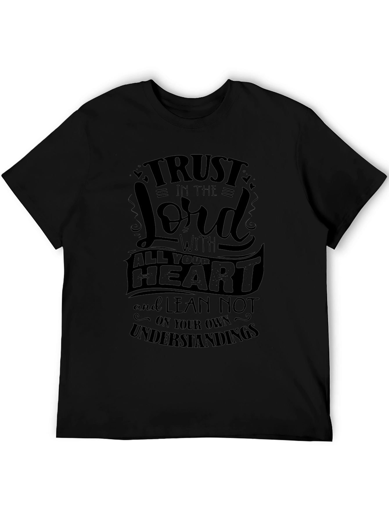 Trust In The Lord T-Shirt - Black