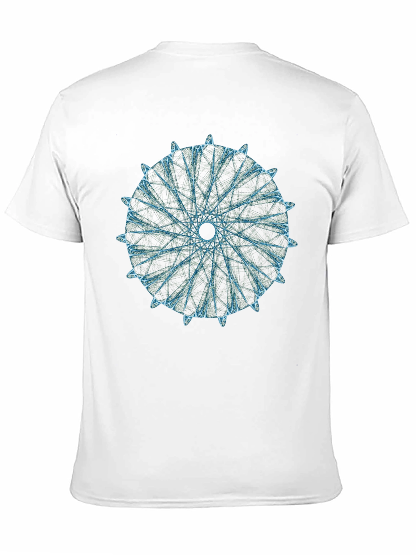 Abstract Geometric Black T-Shirt