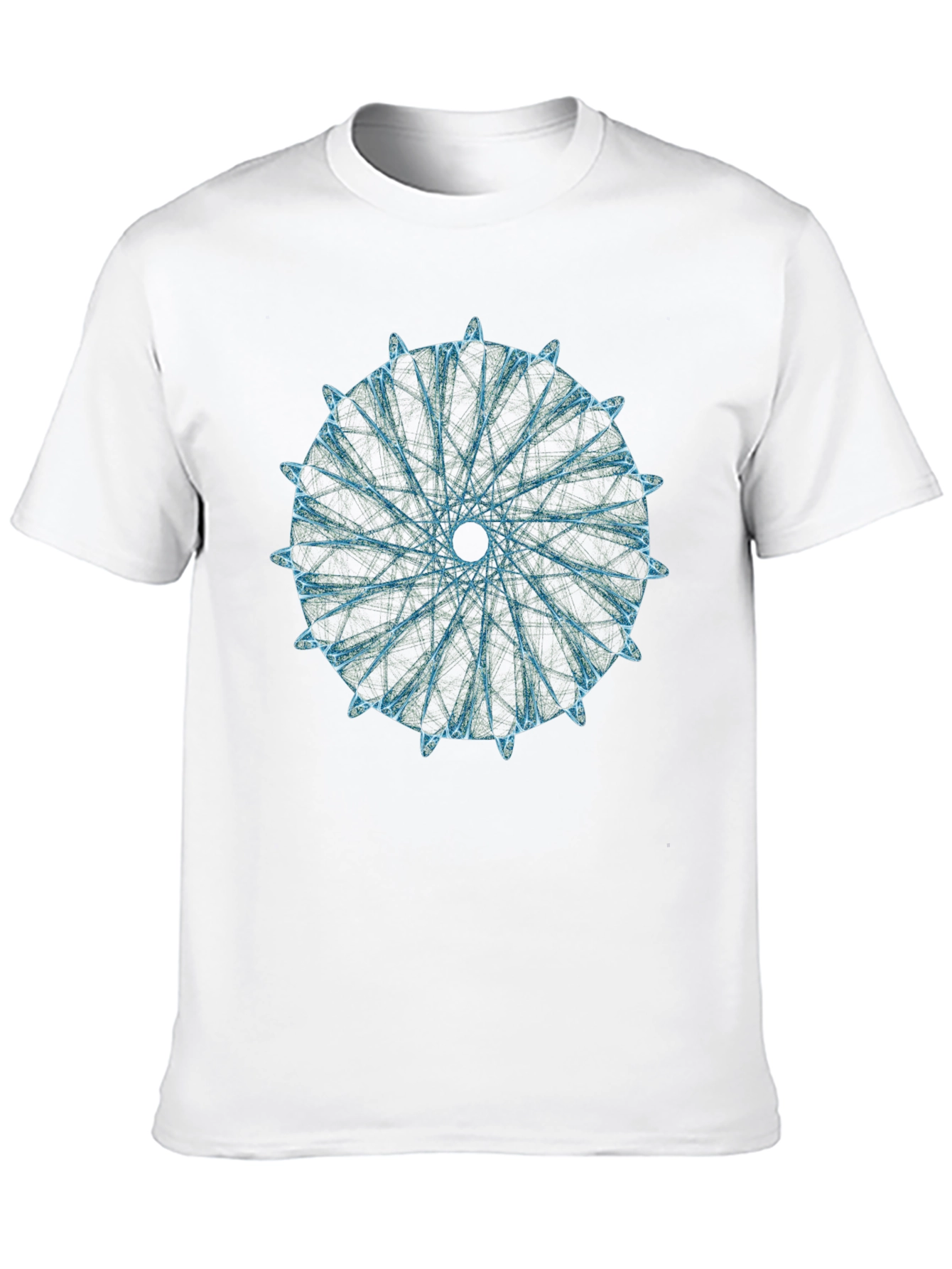 Abstract Geometric Black T-Shirt