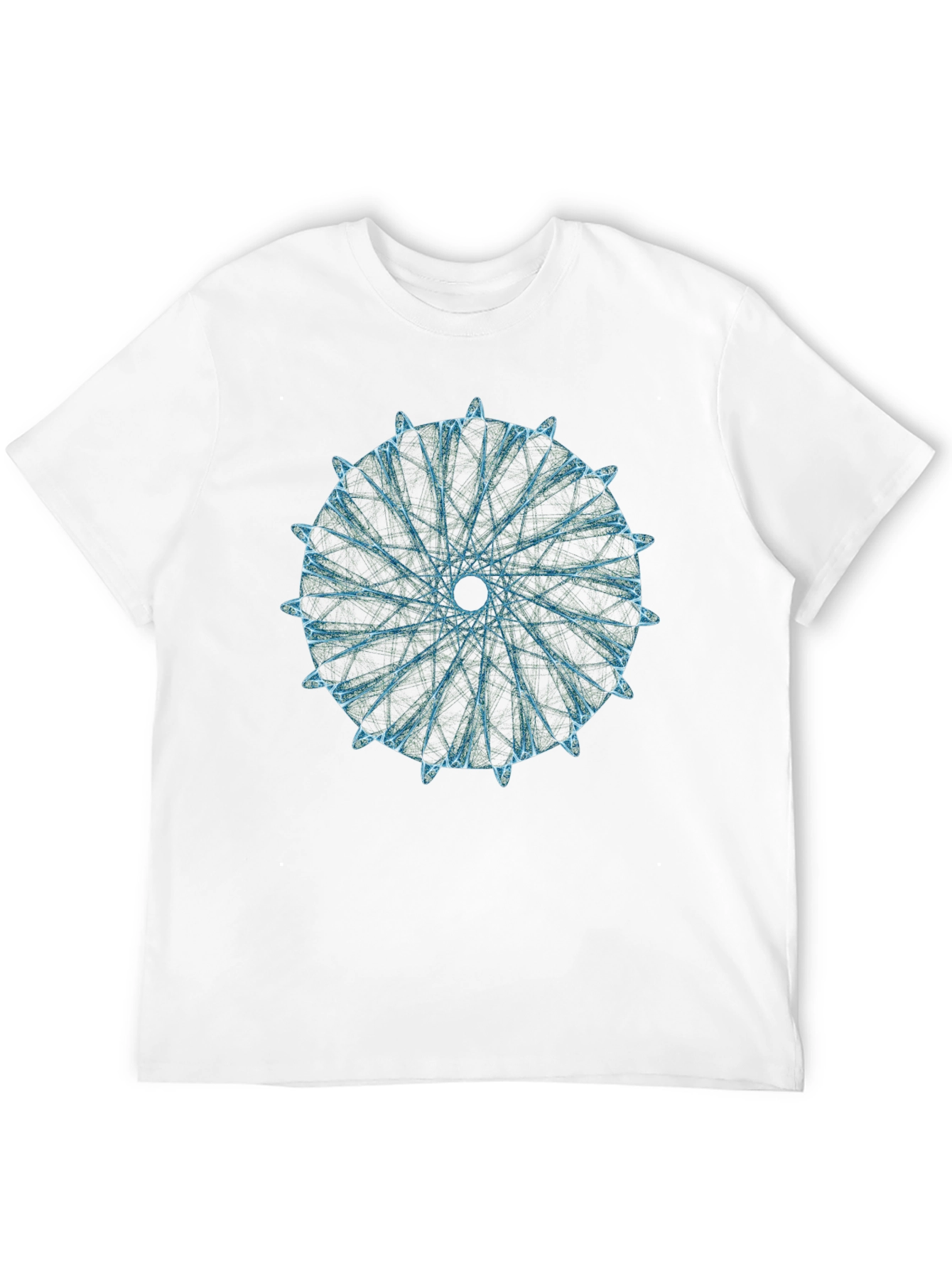 Abstract Geometric Black T-Shirt