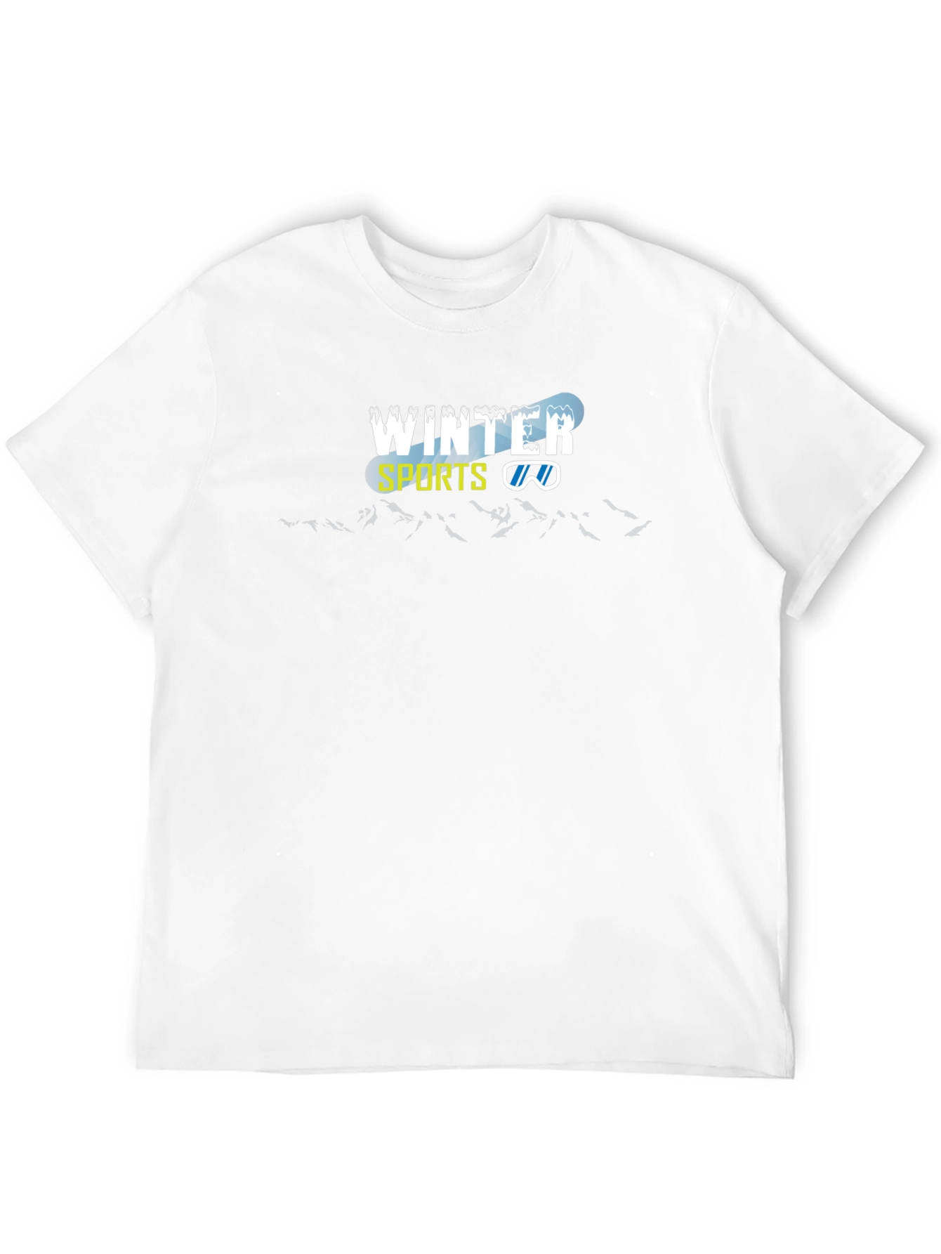 Winter Sports Graphic Tee - Black