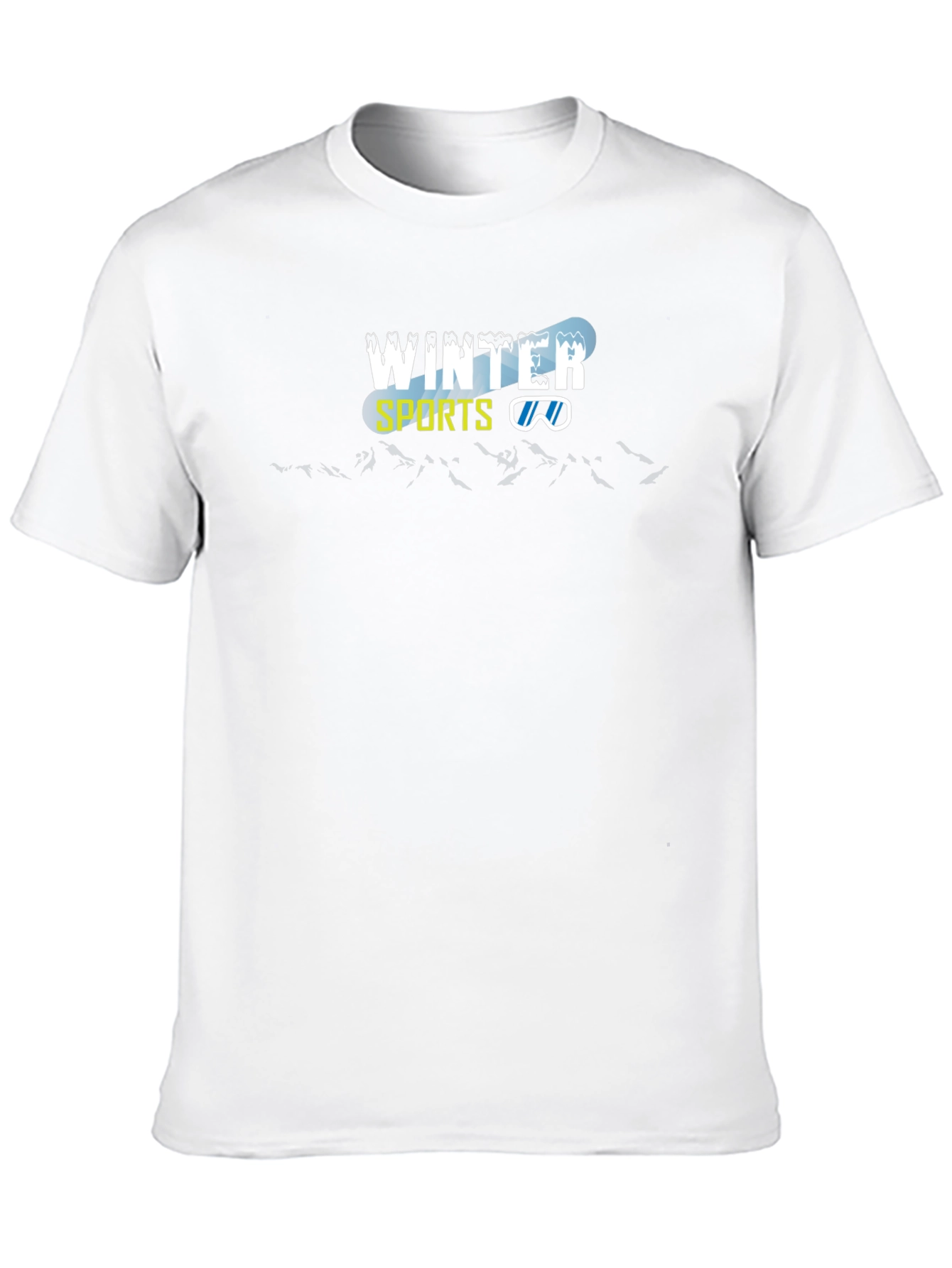 Winter Sports Graphic Tee - Black