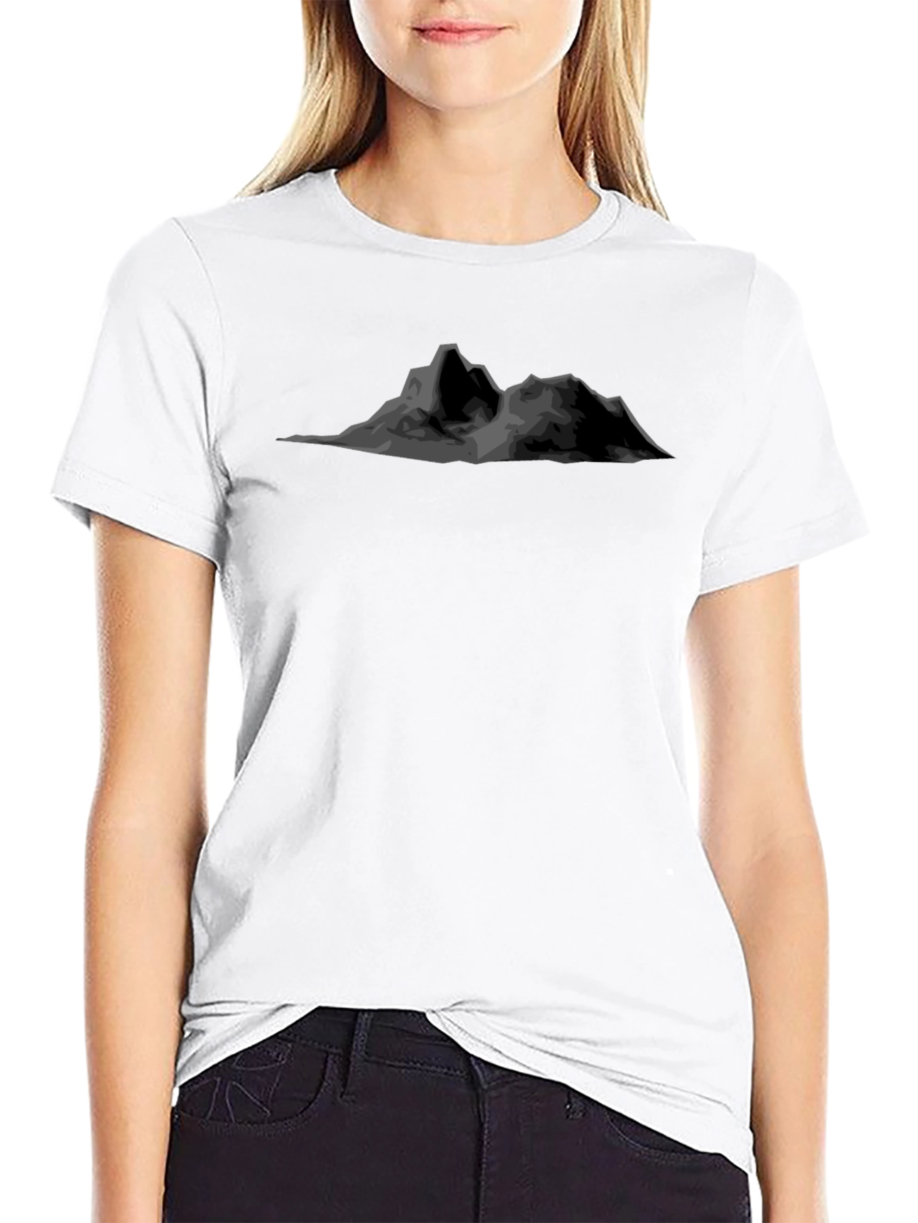 Mountain Graphic Black T-Shirt