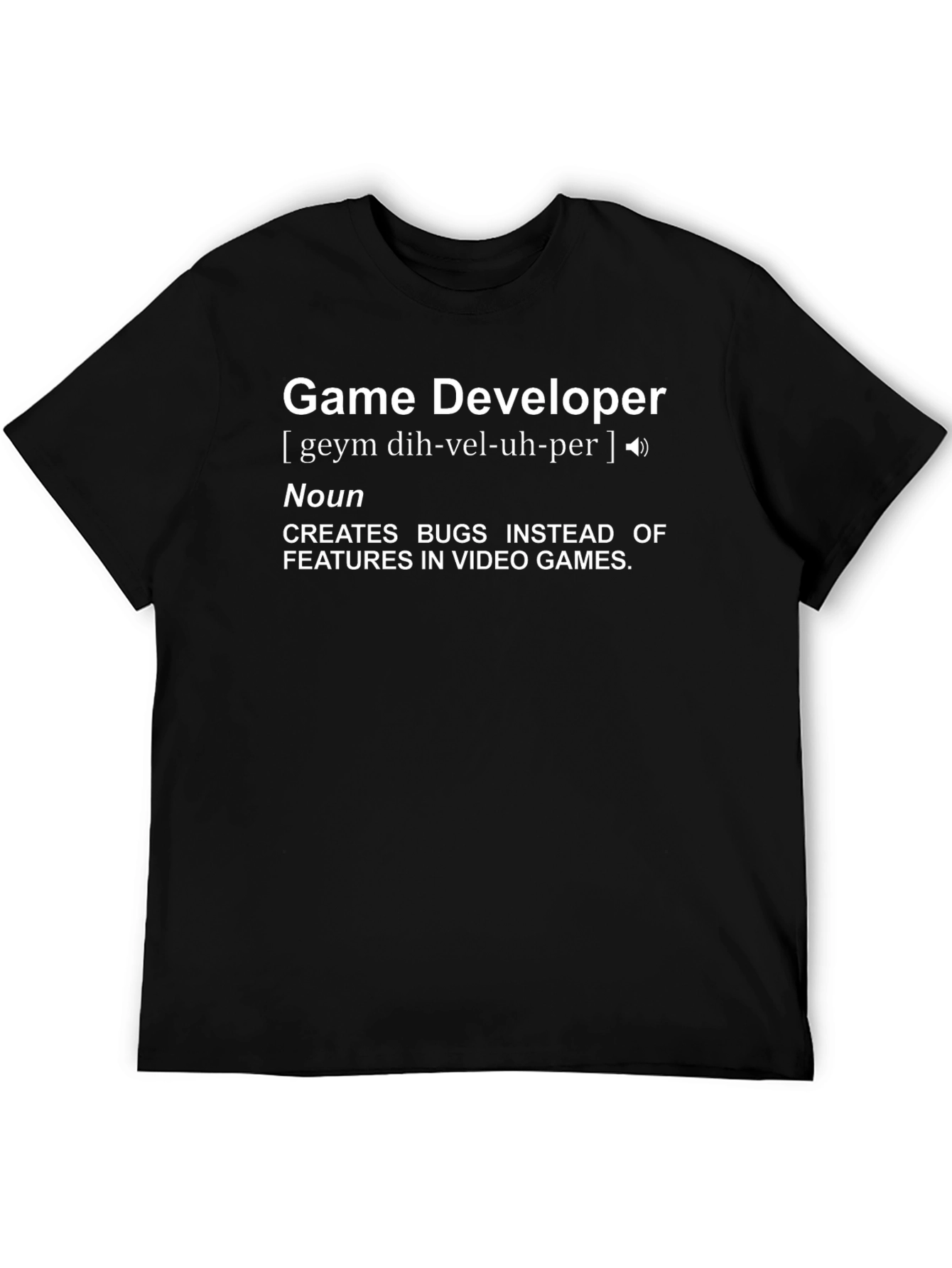 Game Developer Definition T-Shirt - Funny Programmer Tee