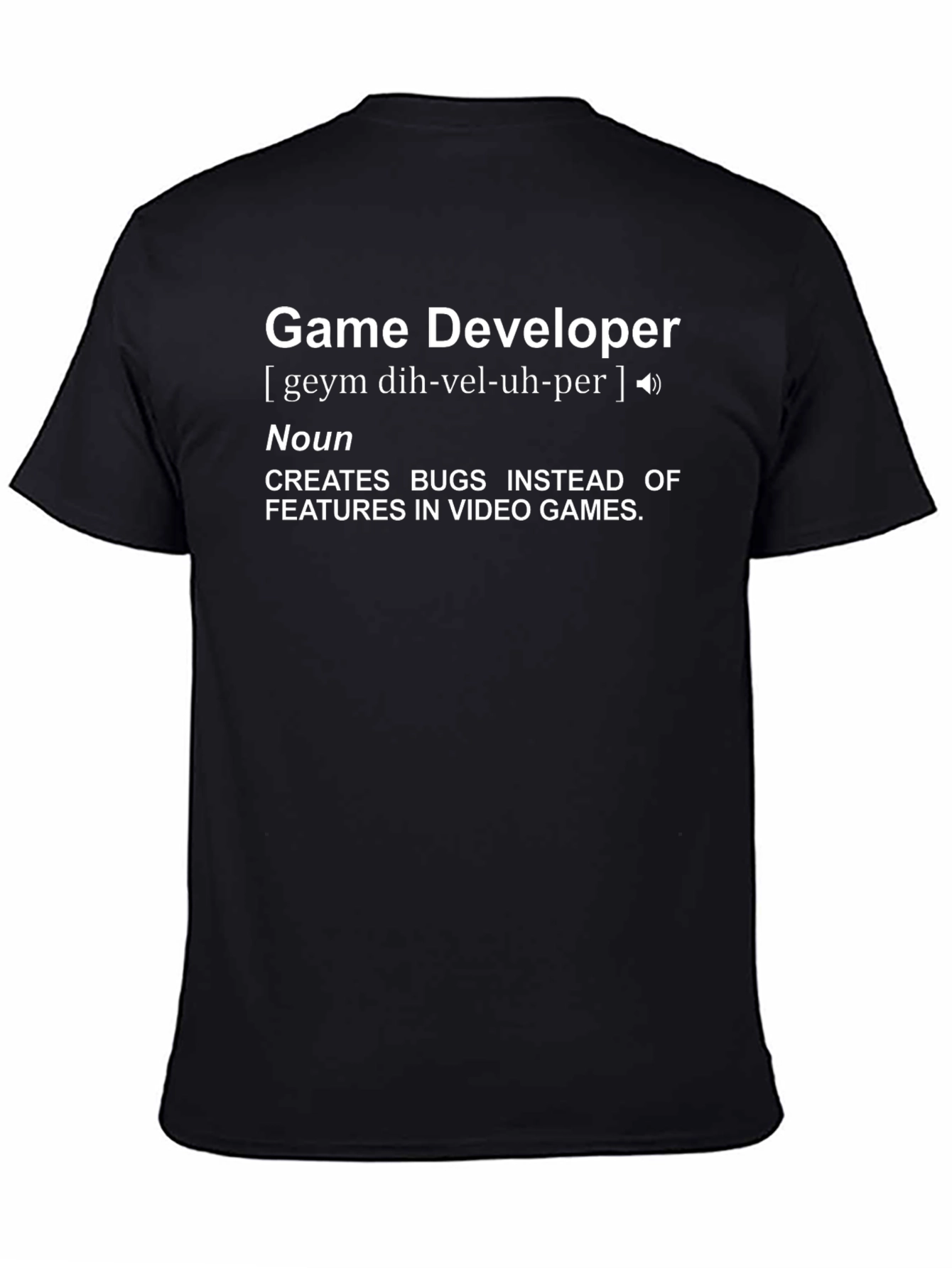Game Developer Definition T-Shirt - Funny Programmer Tee