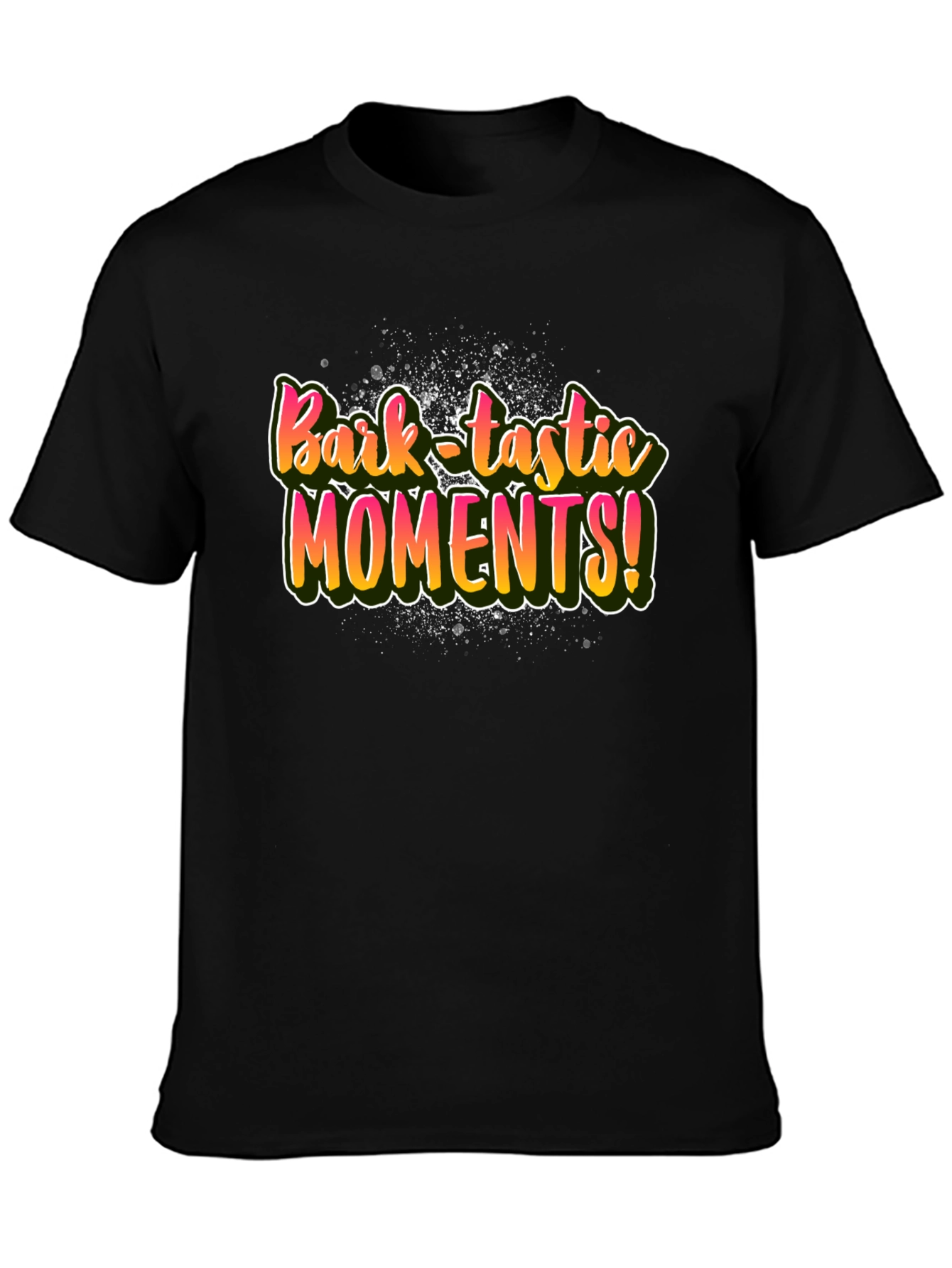 Bark-tastic Moments Black T-Shirt