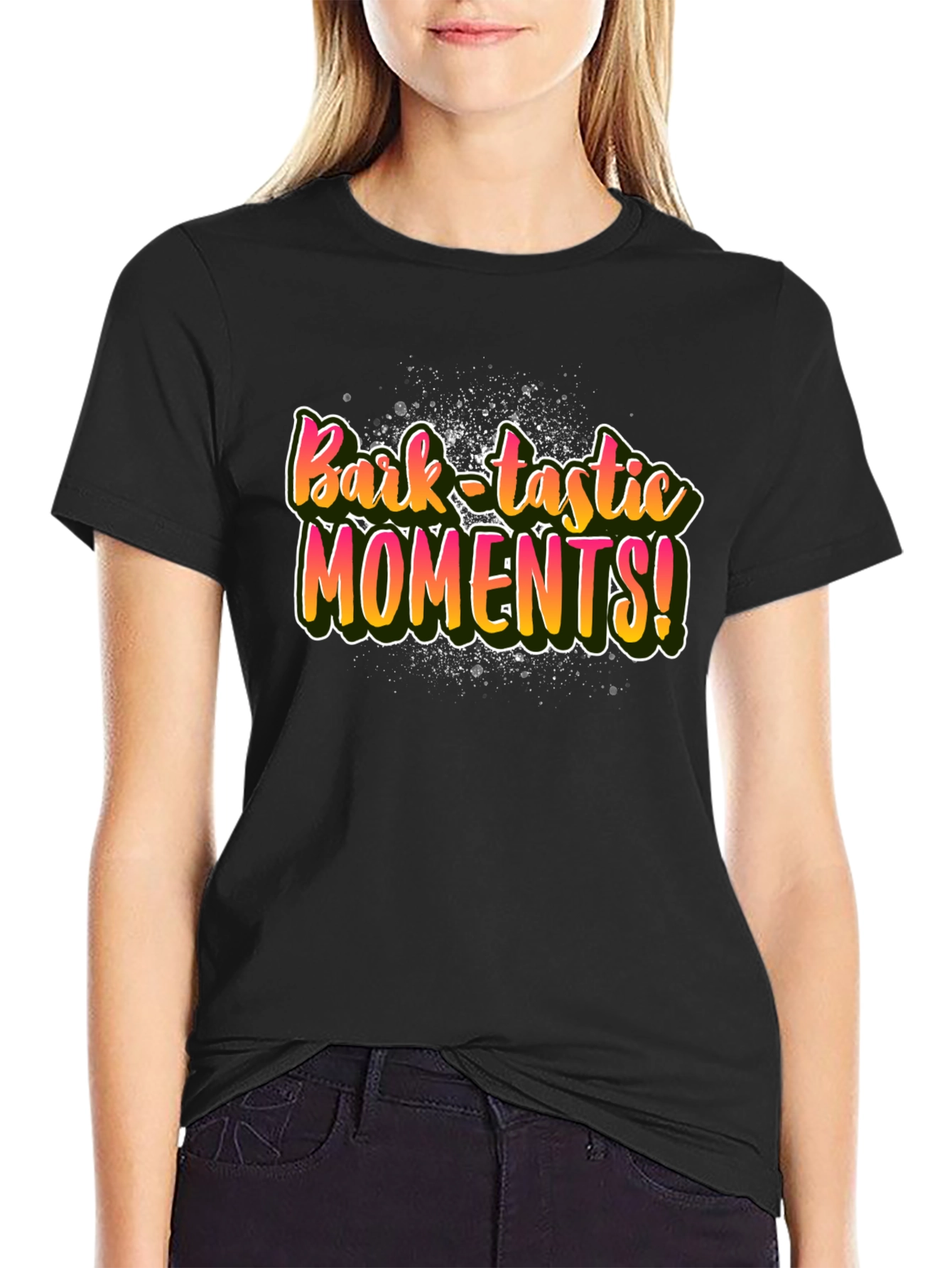 Bark-tastic Moments Black T-Shirt