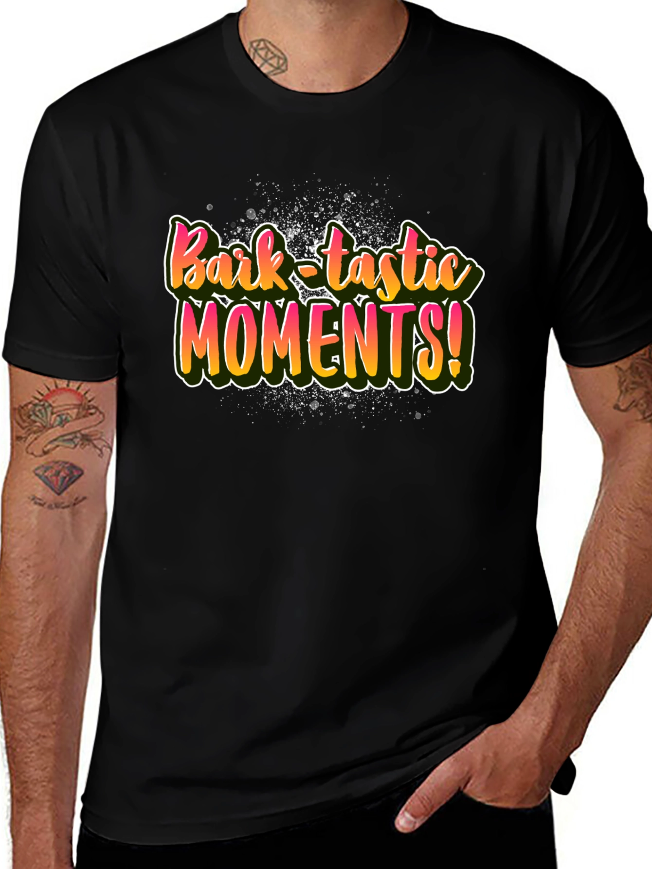 Bark-tastic Moments Black T-Shirt