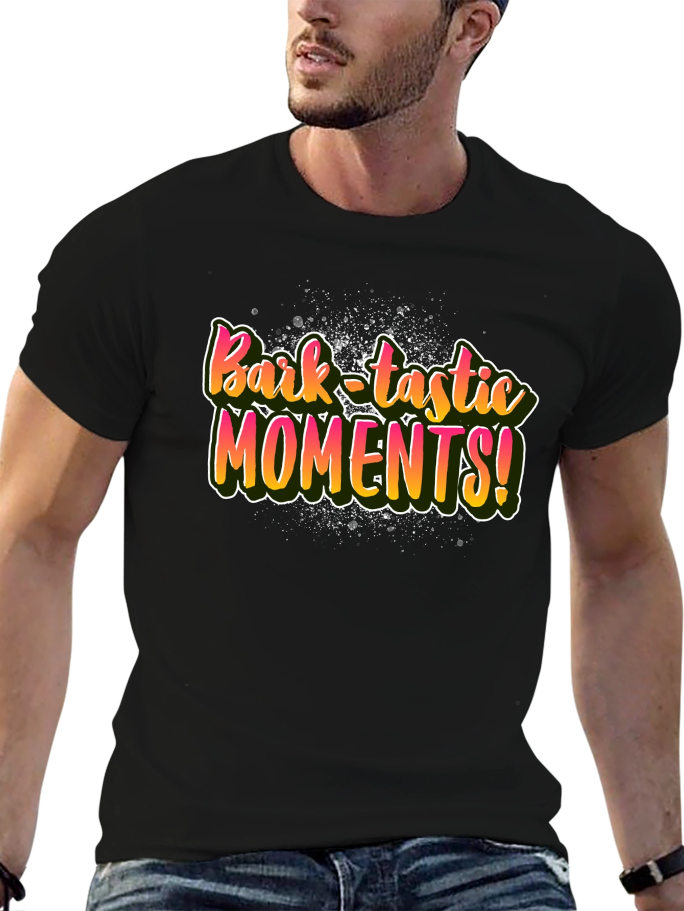 Bark-tastic Moments Black T-Shirt