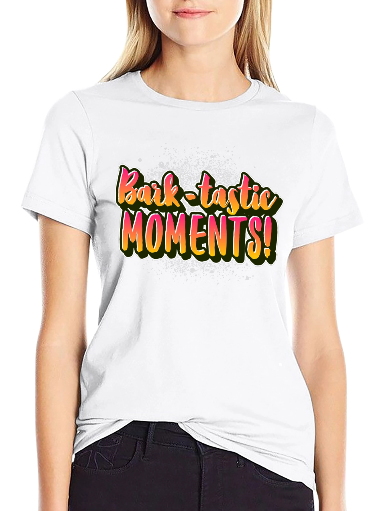 Bark-tastic Moments Black T-Shirt