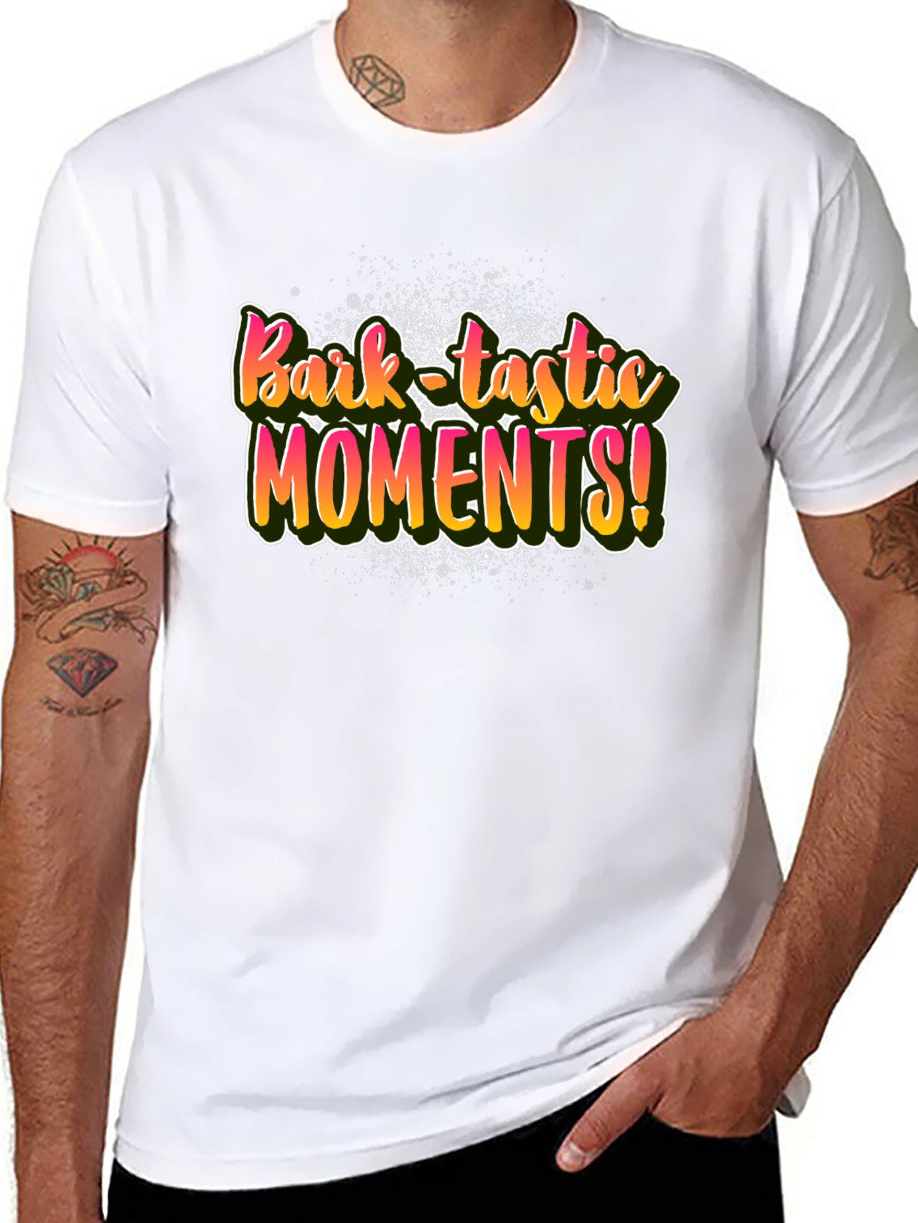 Bark-tastic Moments Black T-Shirt