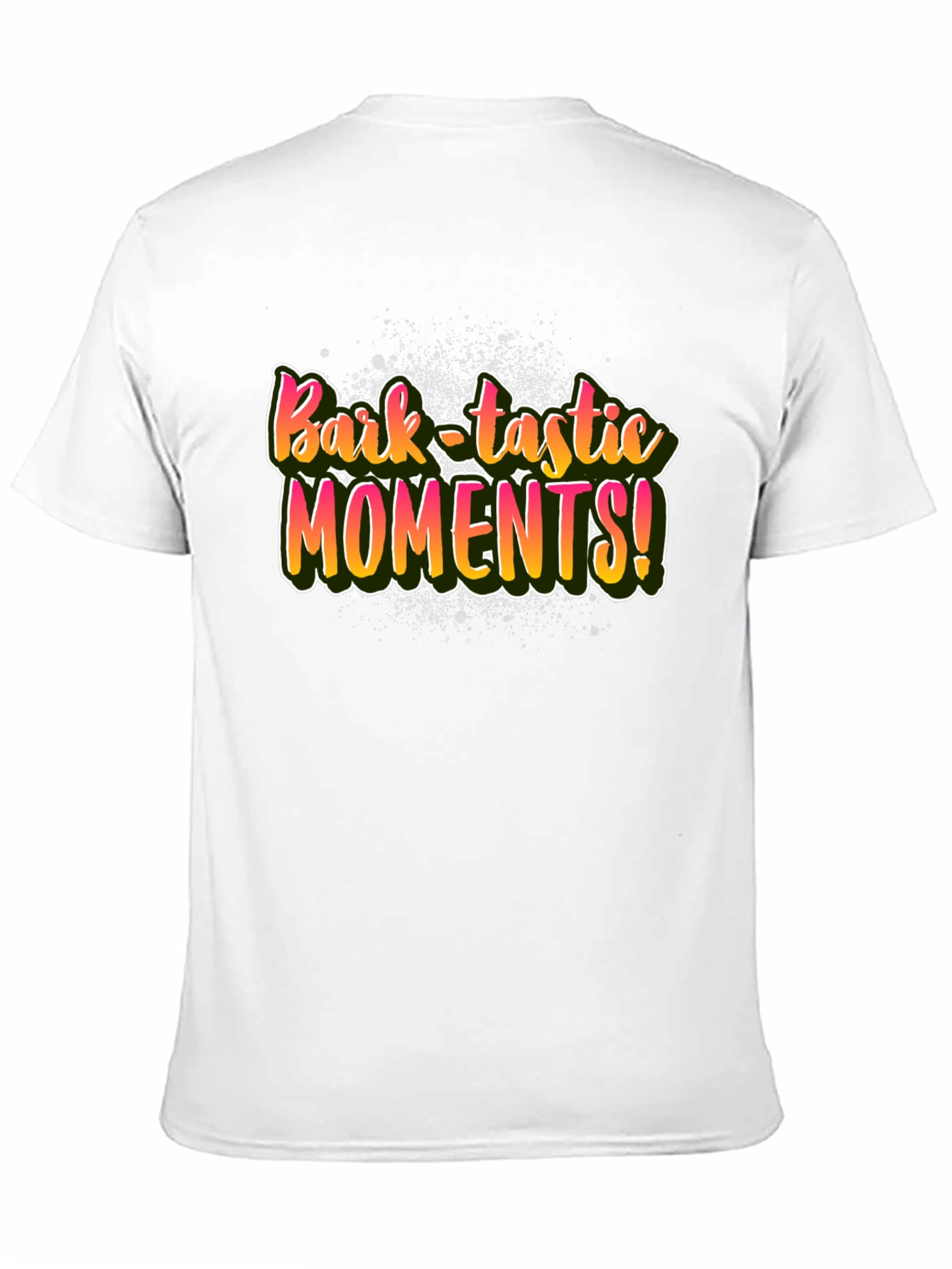 Bark-tastic Moments Black T-Shirt