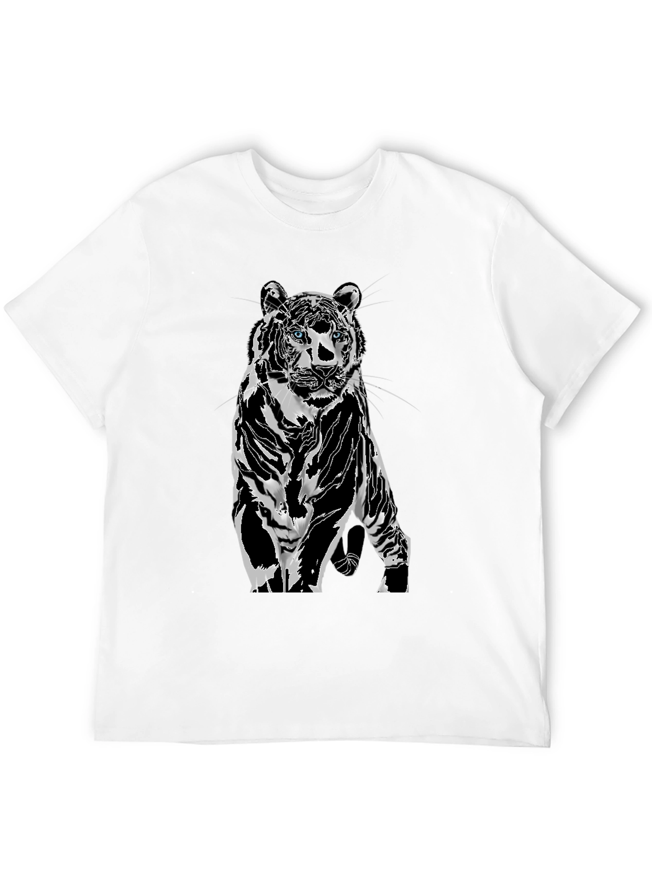 Tiger Graphic Tee - Bold Animal Print T-Shirt