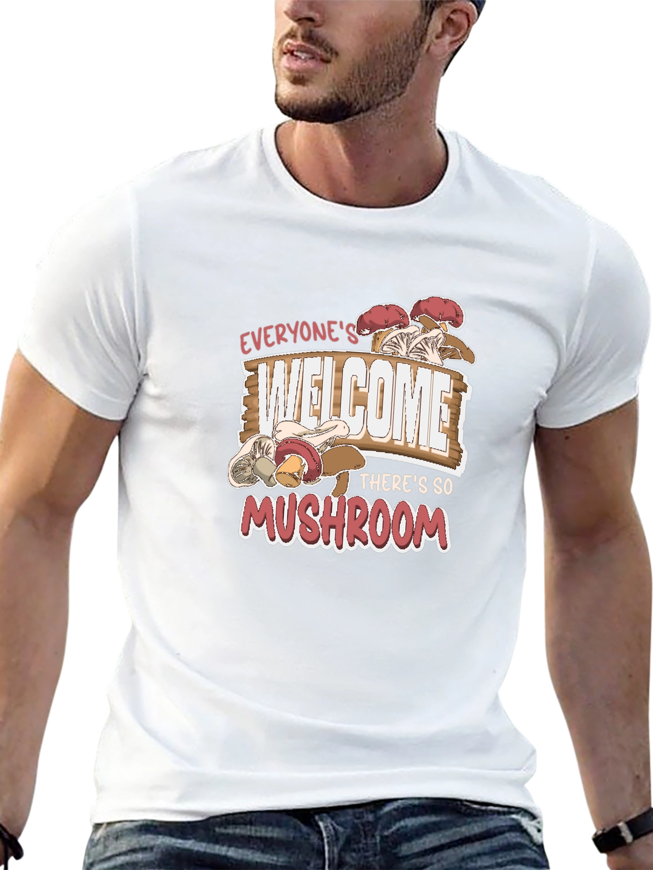 Everyones Welcome Mushroom Graphic Tee