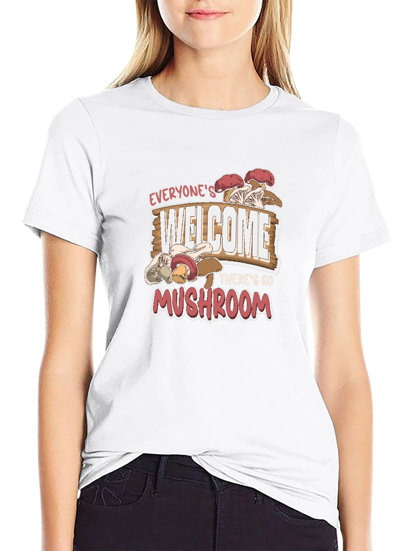 Everyones Welcome Mushroom Graphic Tee