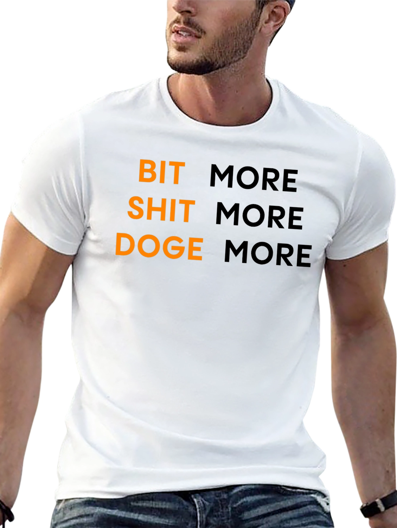 Bit Shit Doge More Black T-Shirt Crypto