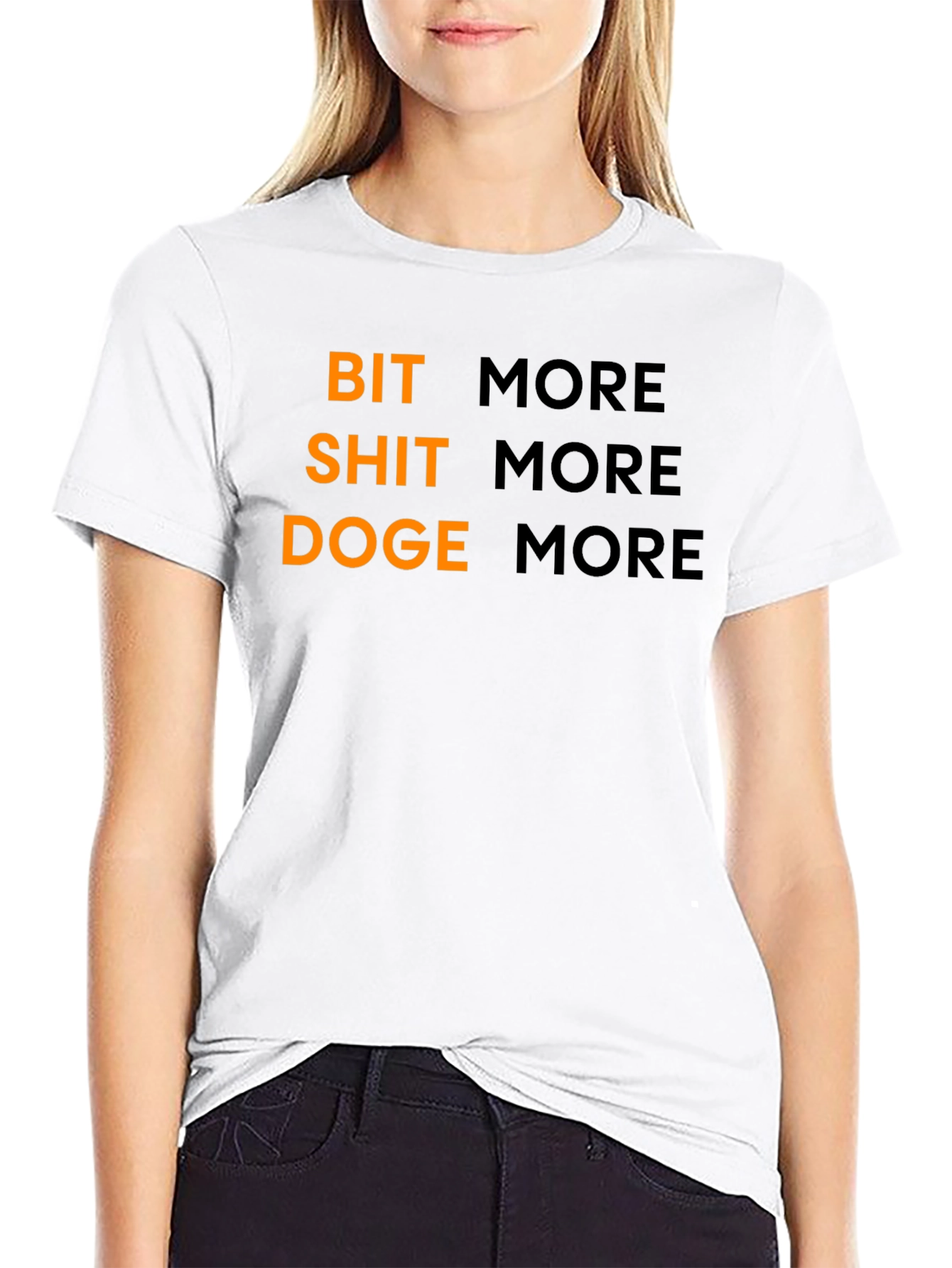 Bit Shit Doge More Black T-Shirt Crypto