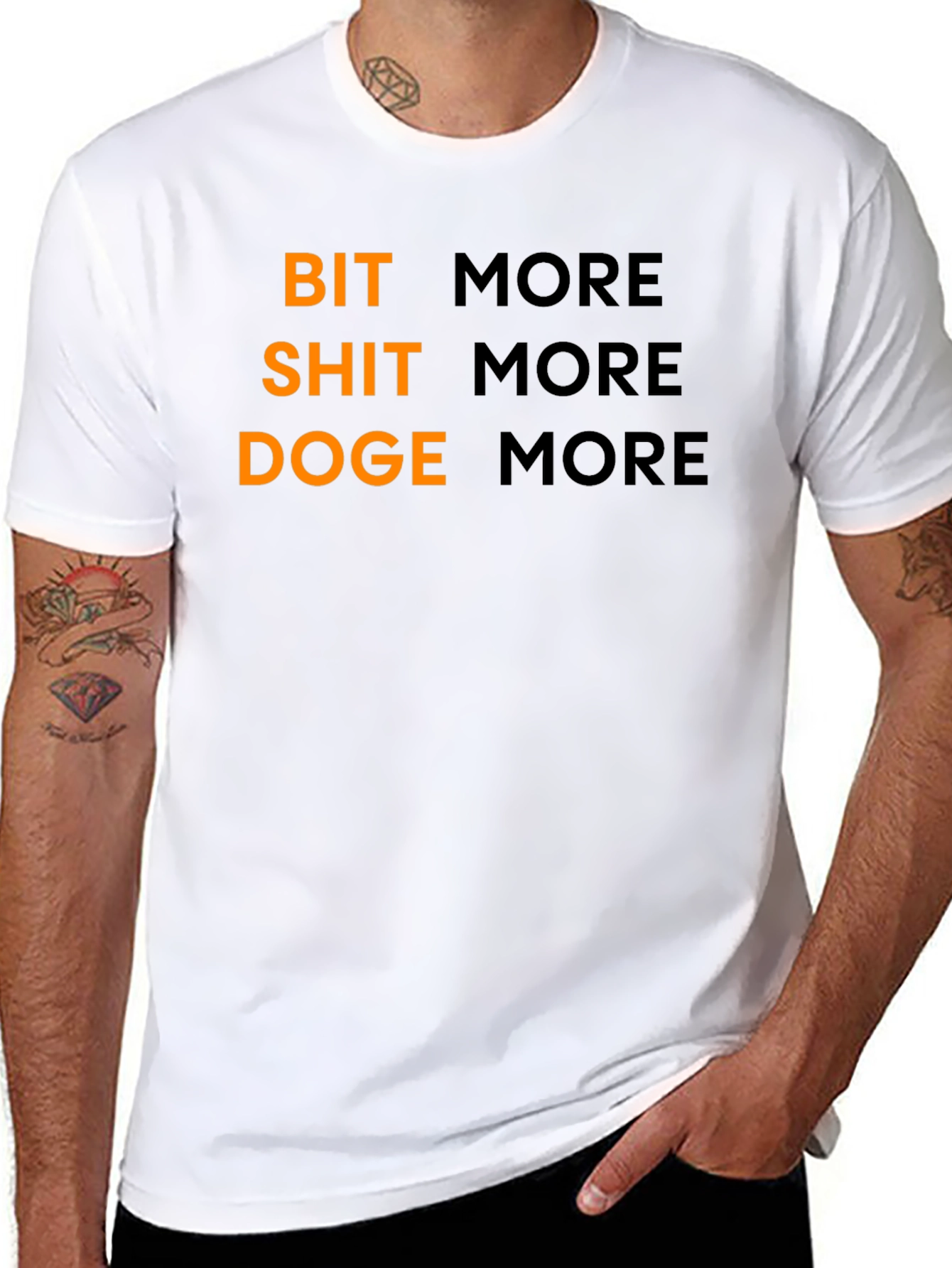 Bit Shit Doge More Black T-Shirt Crypto