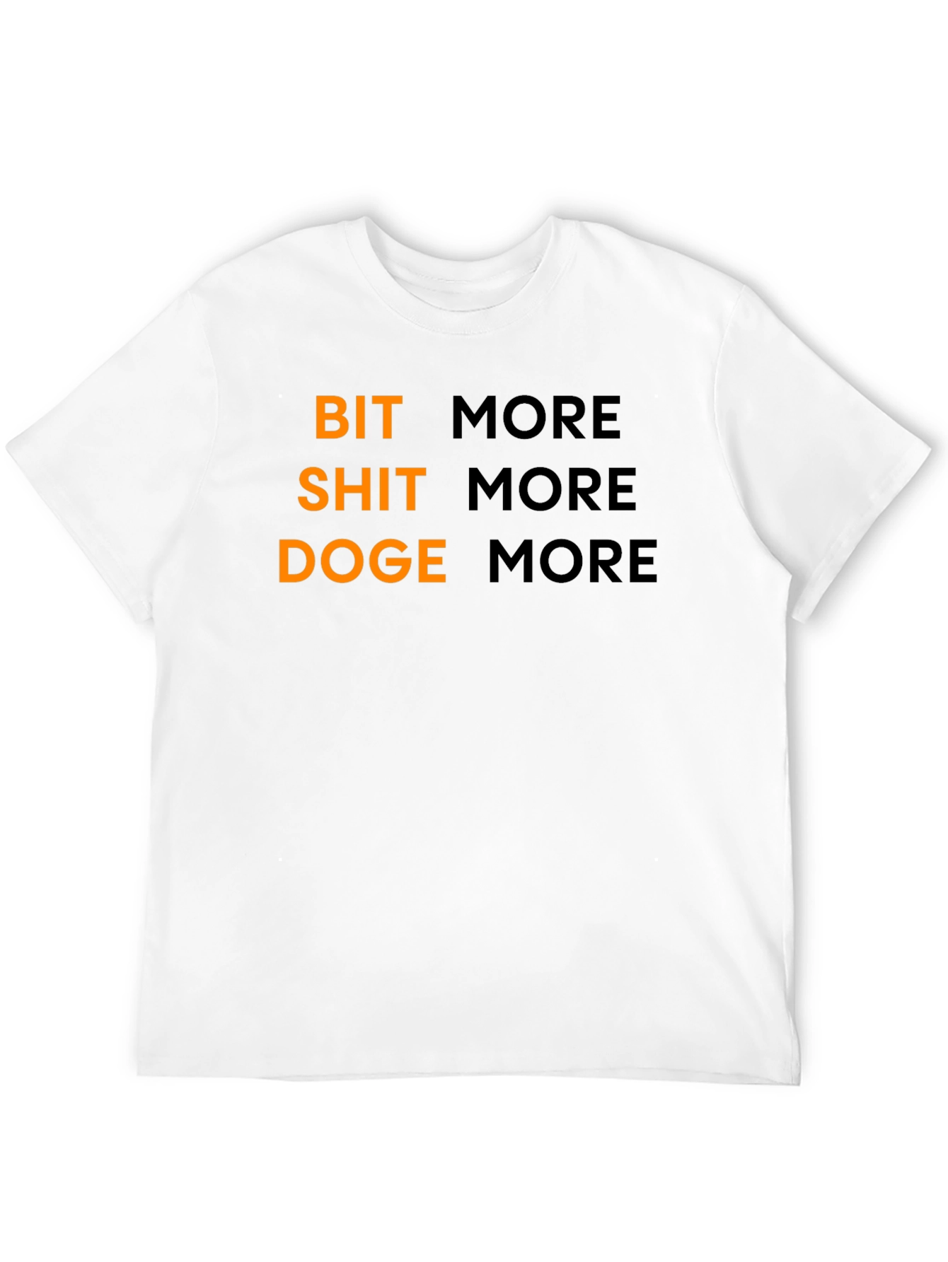 Bit Shit Doge More Black T-Shirt Crypto