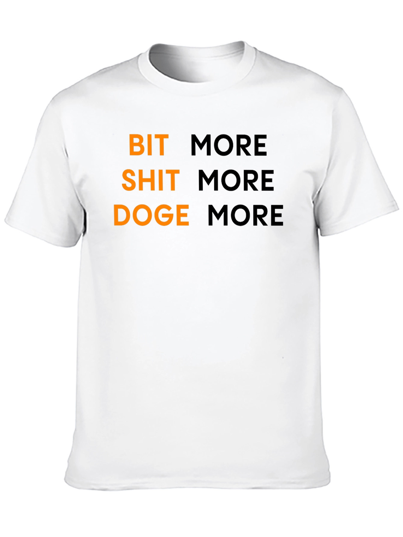 Bit Shit Doge More Black T-Shirt Crypto