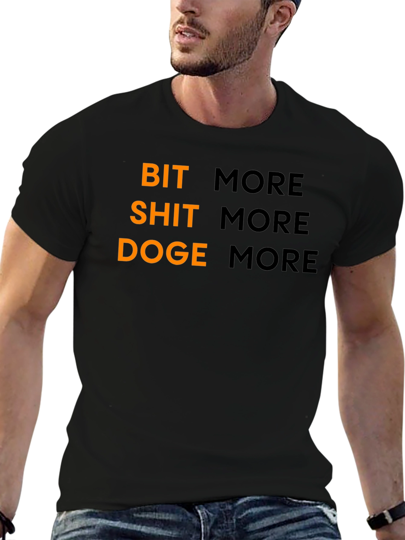 Bit Shit Doge More Black T-Shirt Crypto