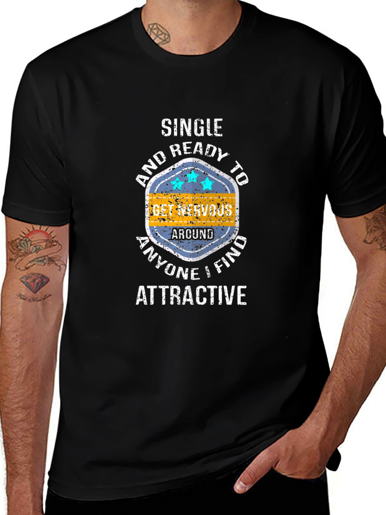 Single & Ready to Get Nervous Graphic Tee