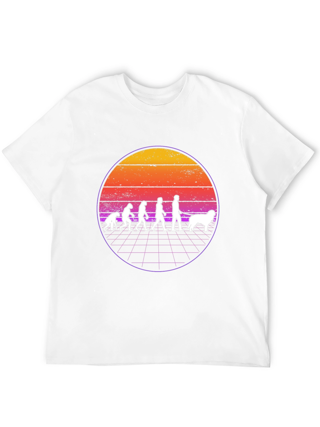 Evolution of Man and Dog T-Shirt