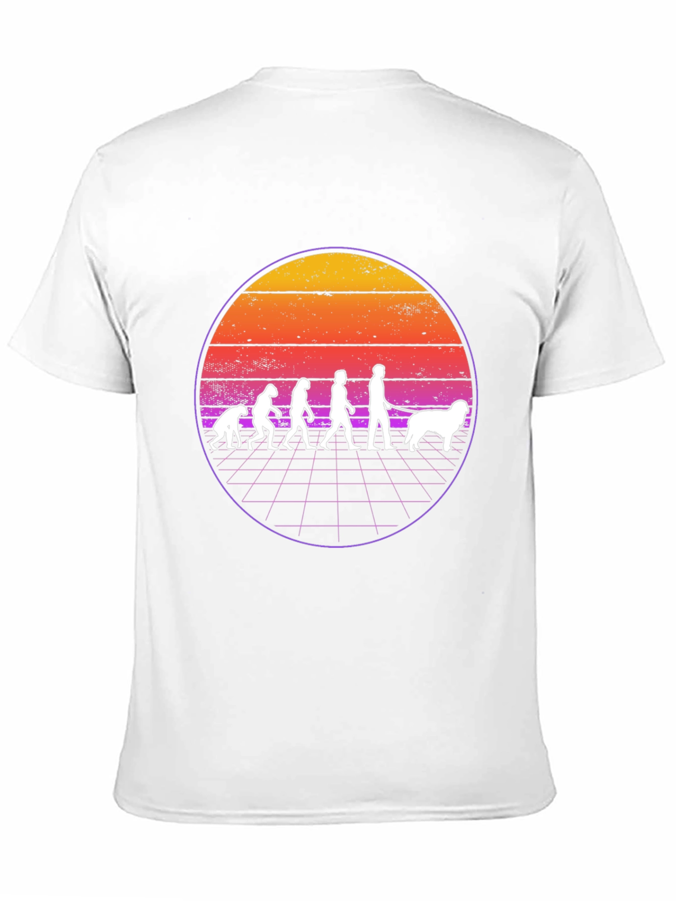 Evolution of Man and Dog T-Shirt