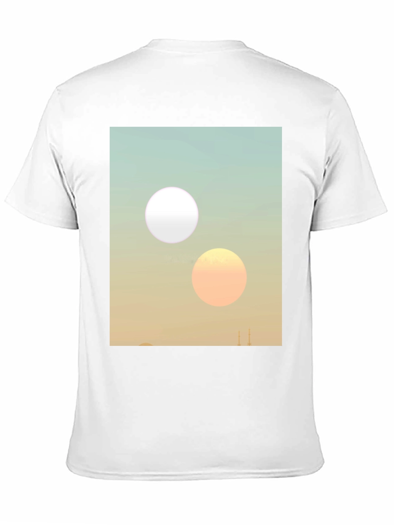 Twin Sun Tee - Sci-Fi Inspired Graphic Print