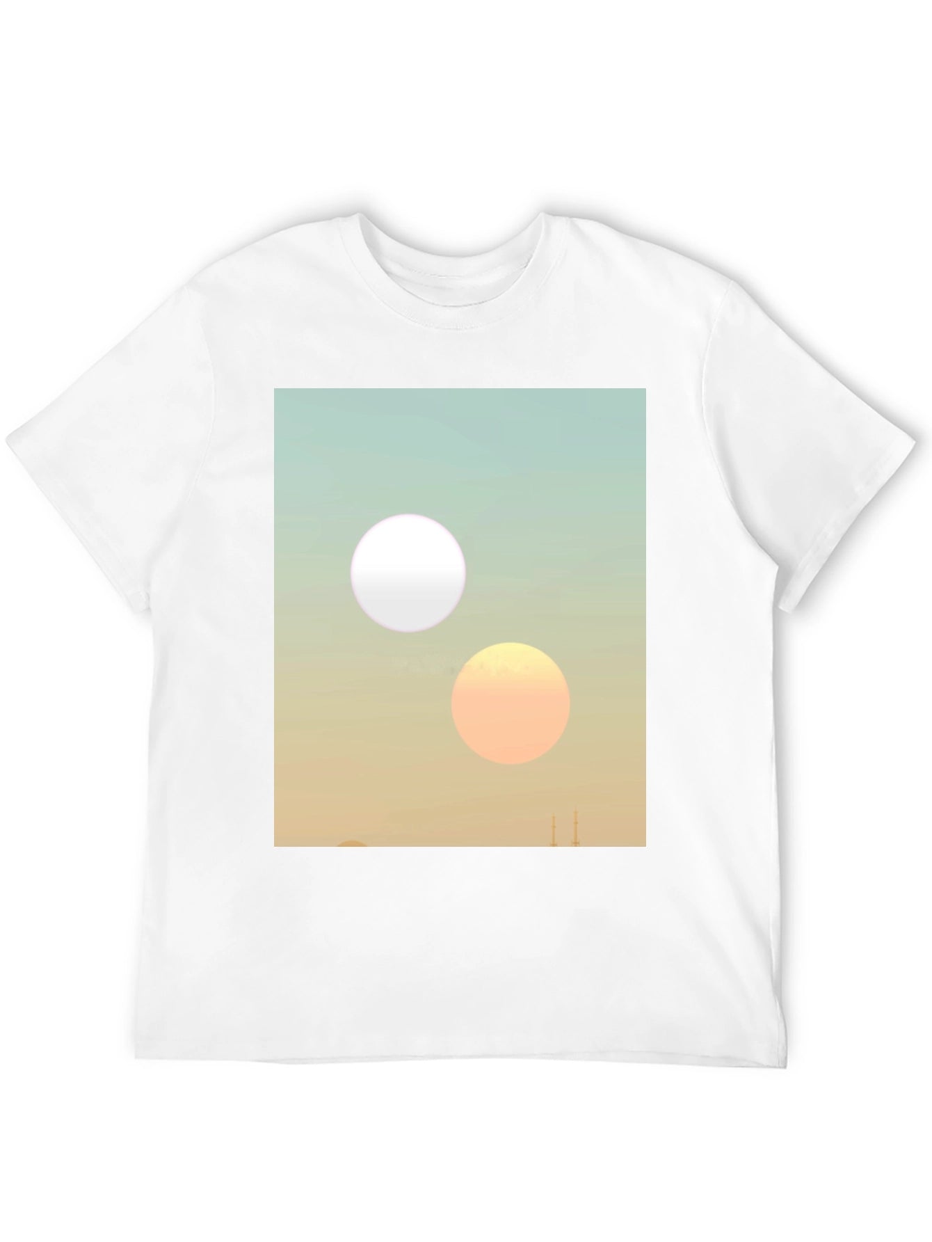 Twin Sun Tee - Sci-Fi Inspired Graphic Print