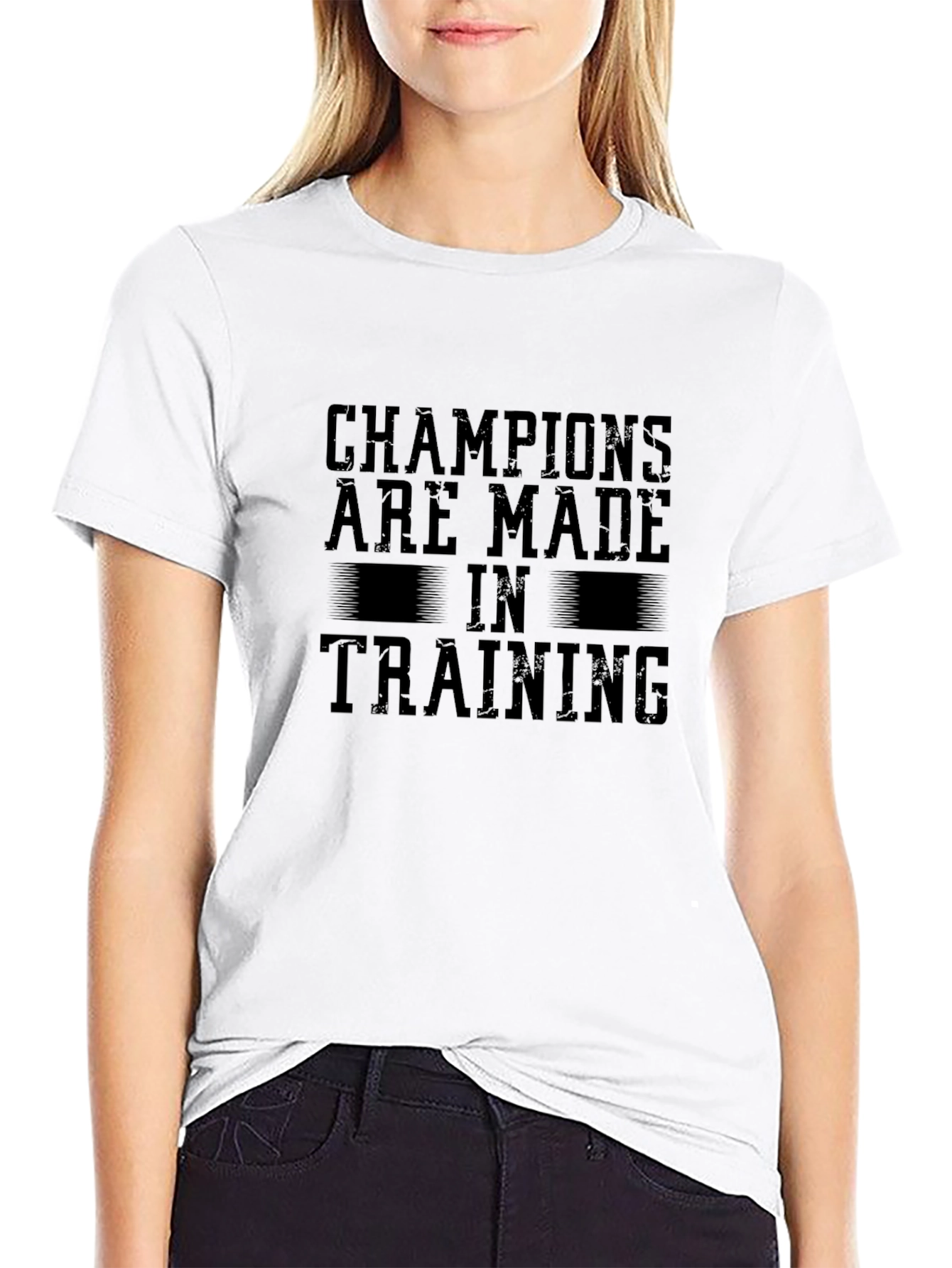 Champions Training Graphic Tee - Black