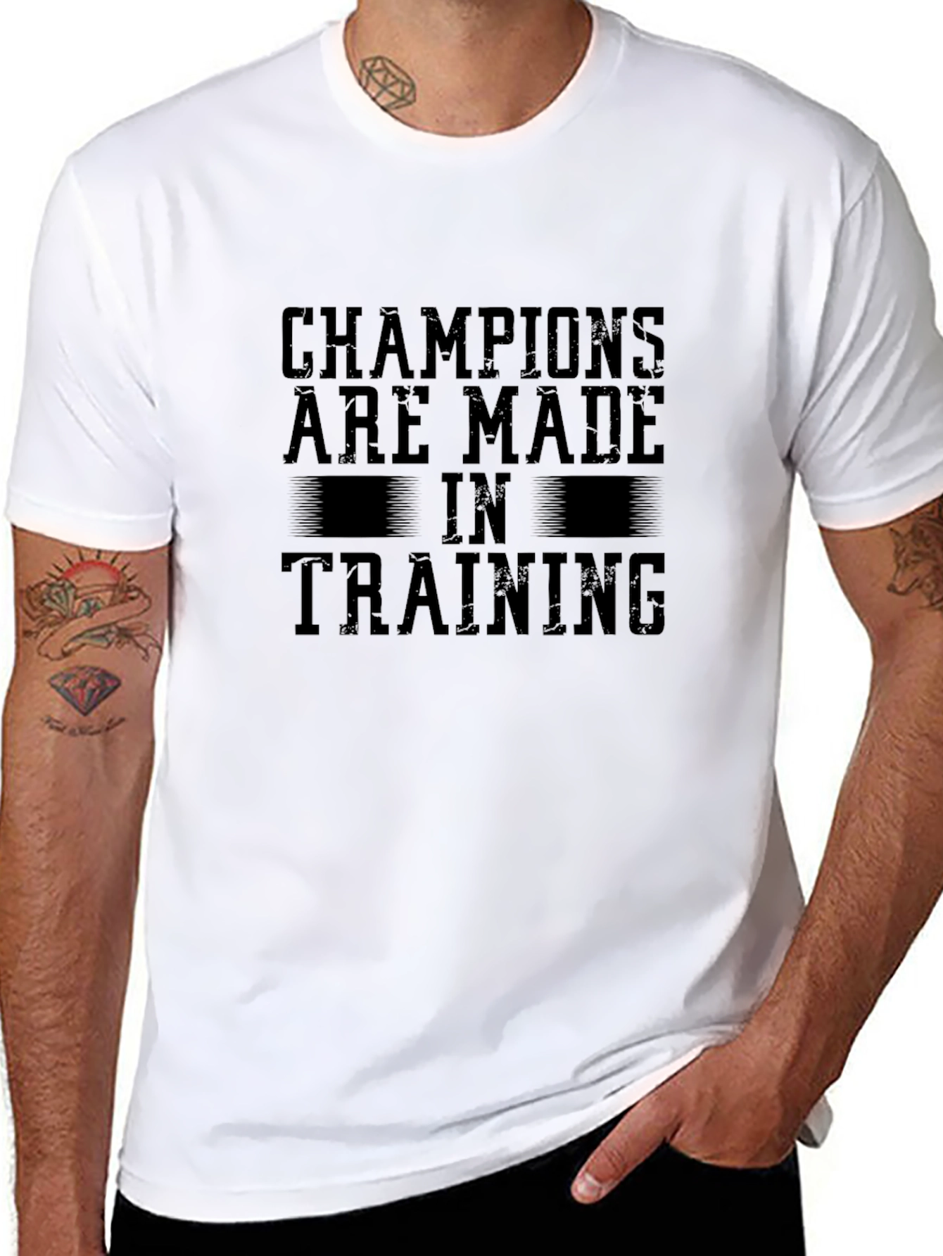 Champions Training Graphic Tee - Black