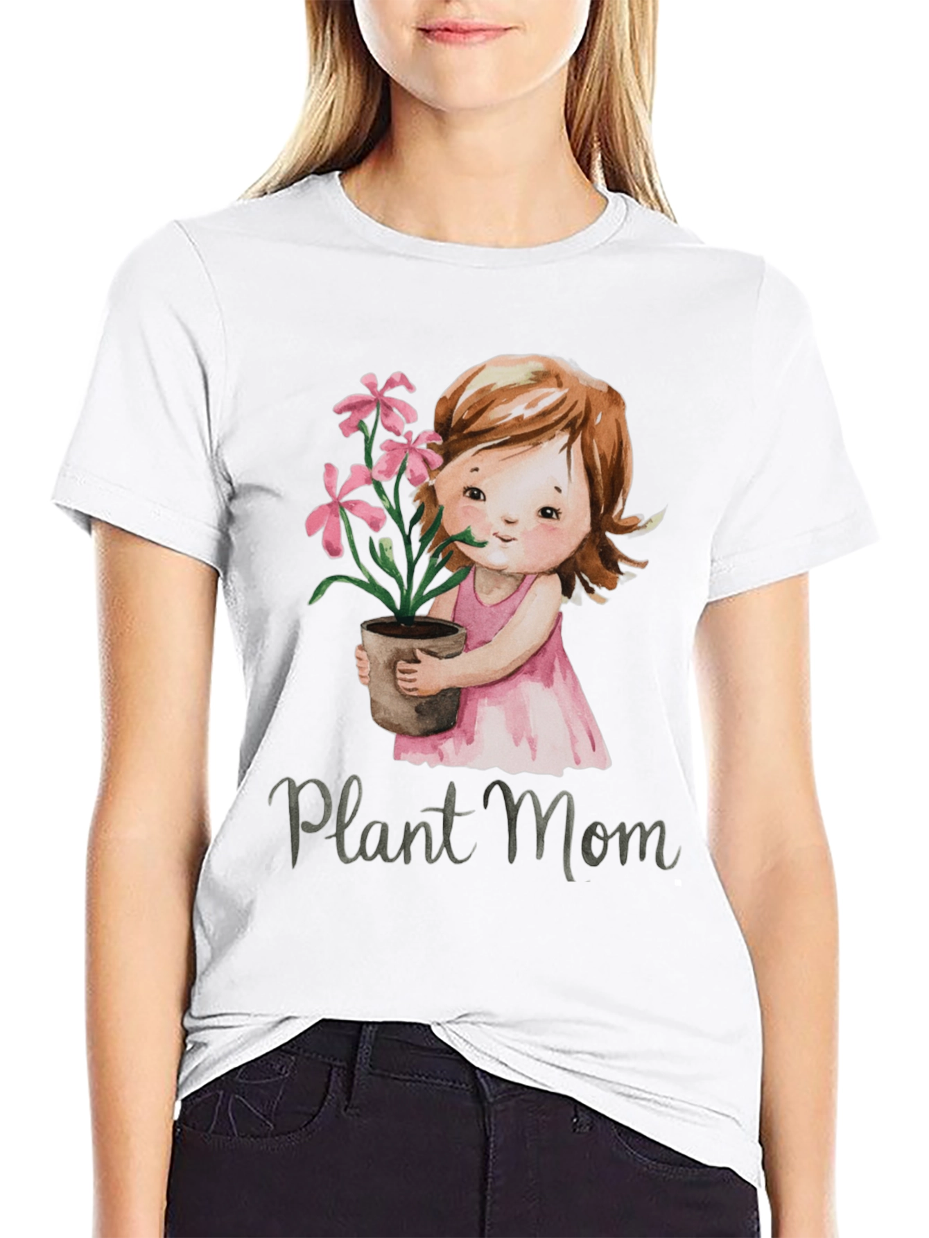 Plant Mom Graphic Tee - Unisex Black T-Shirt