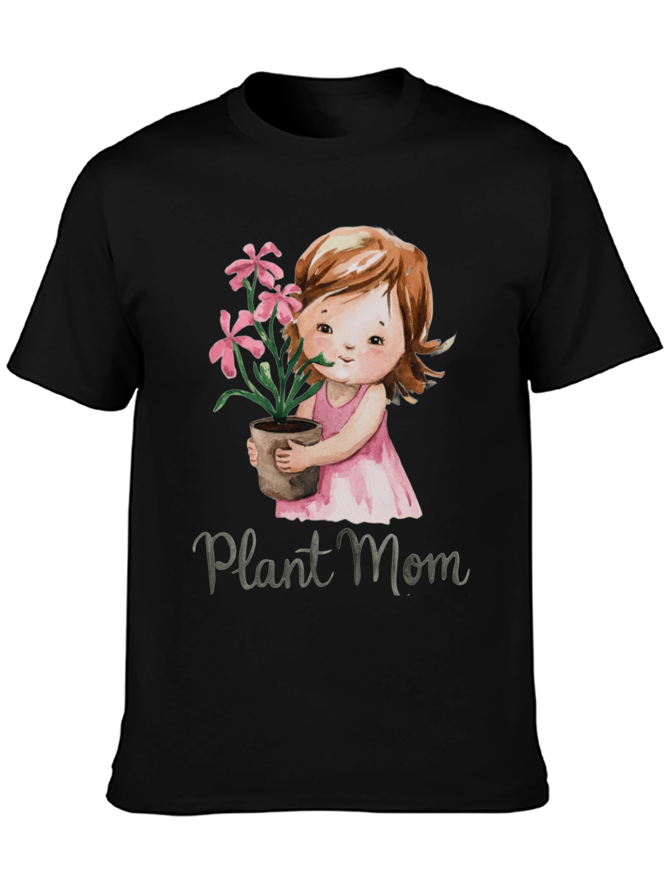 Plant Mom Graphic Tee - Unisex Black T-Shirt
