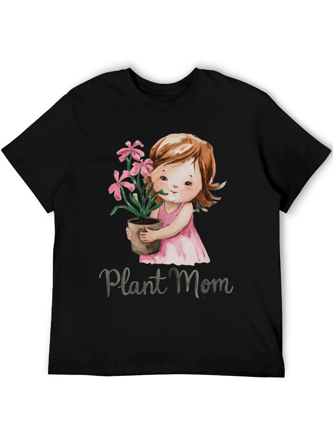 Plant Mom Graphic Tee - Unisex Black T-Shirt