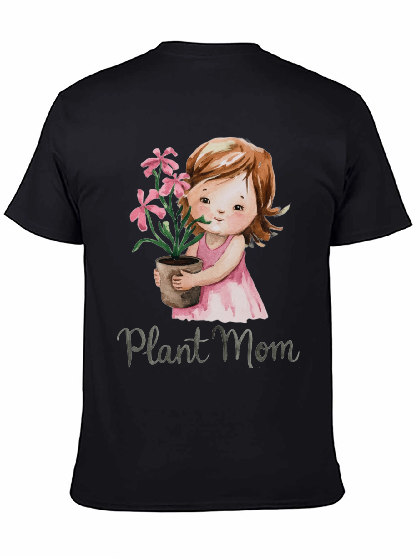 Plant Mom Graphic Tee - Unisex Black T-Shirt