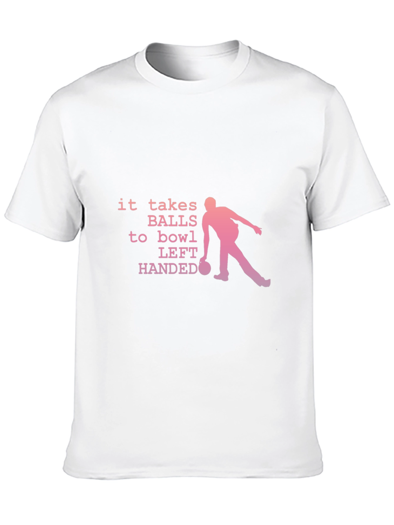 Funny Bowling T-Shirt - Left Handed Bowler Tee