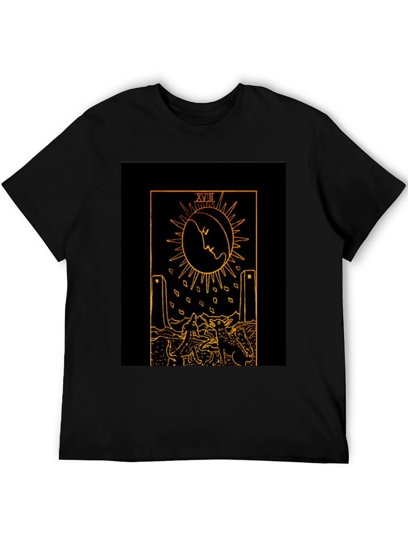 Tarot Card XVIII Moon Graphic T-Shirt