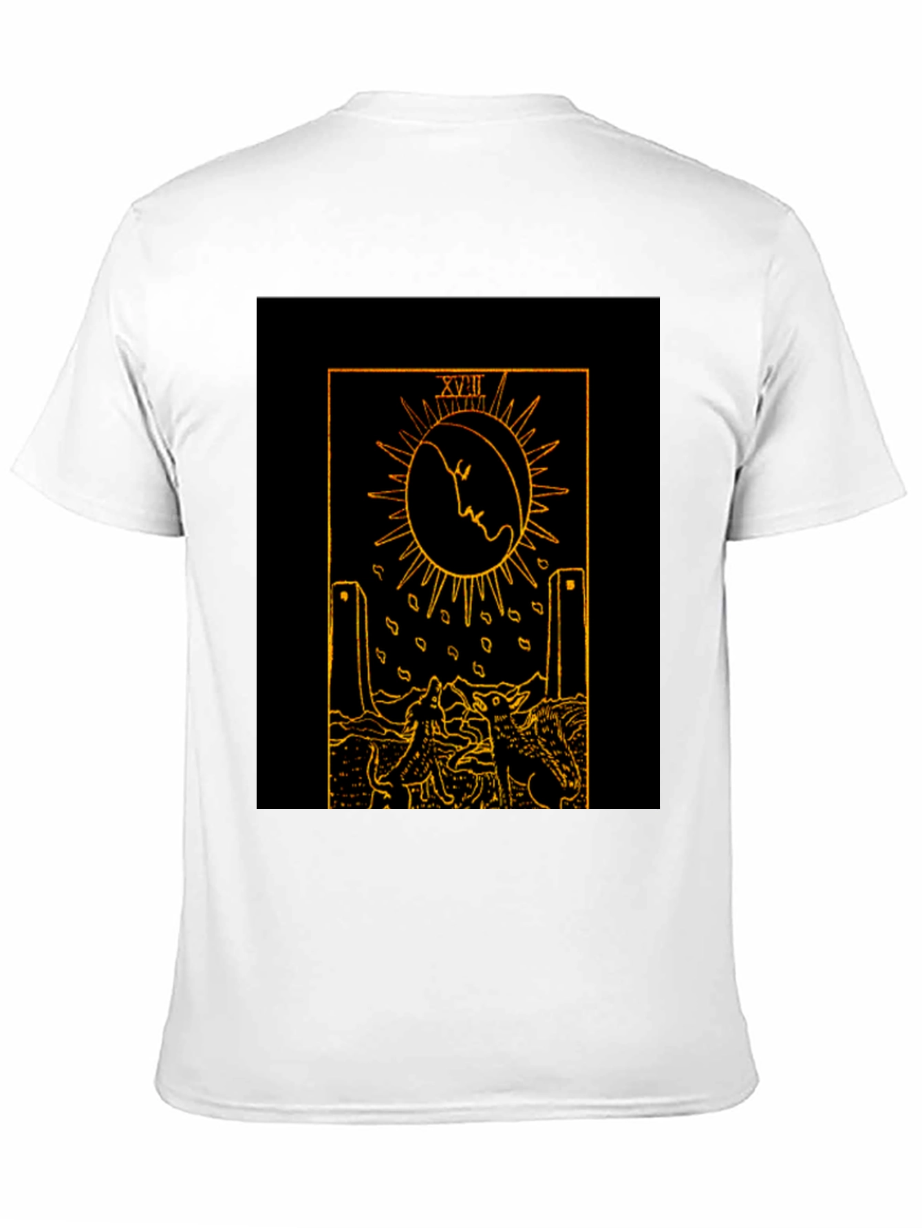 Tarot Card XVIII Moon Graphic T-Shirt