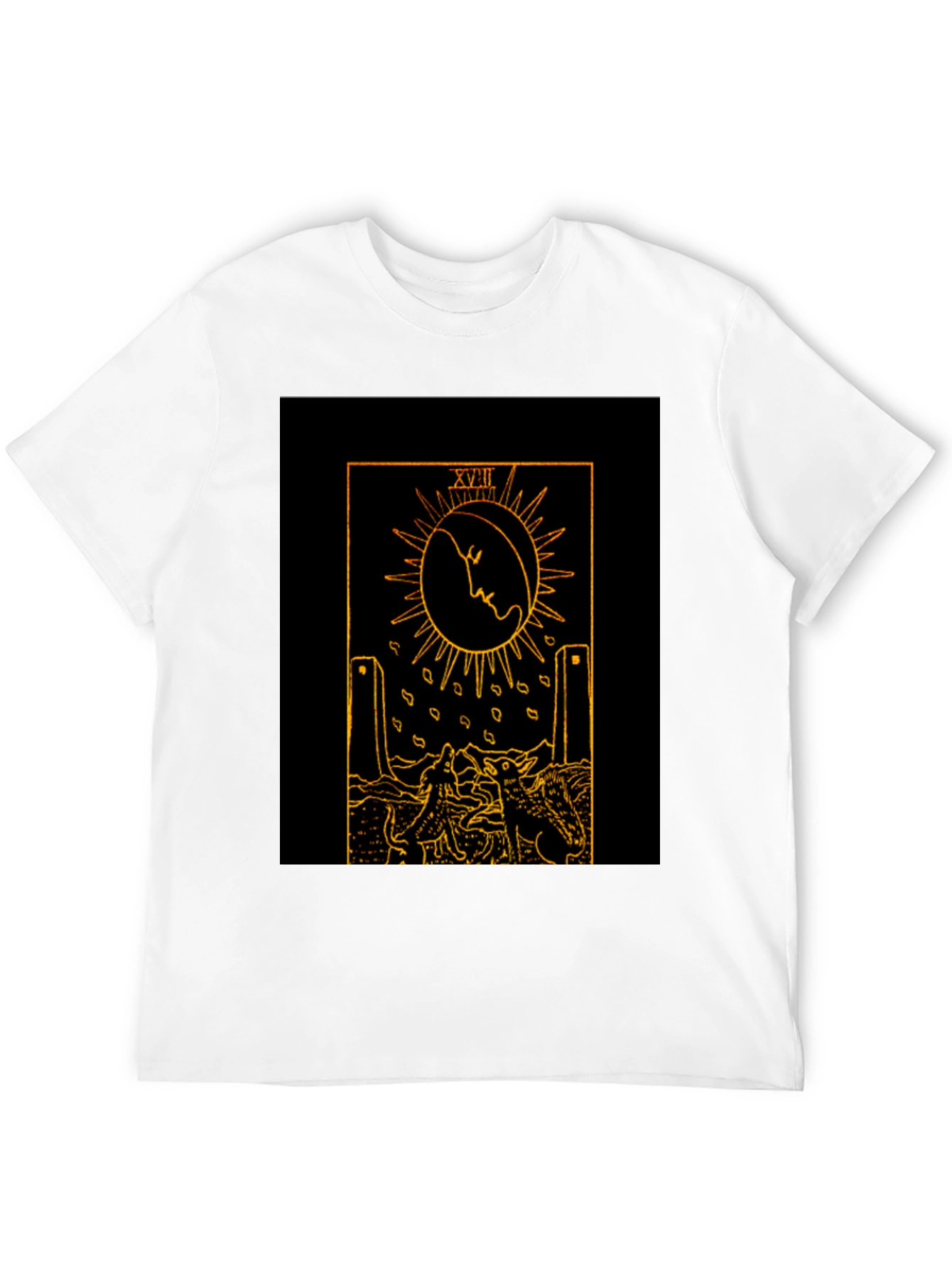 Tarot Card XVIII Moon Graphic T-Shirt