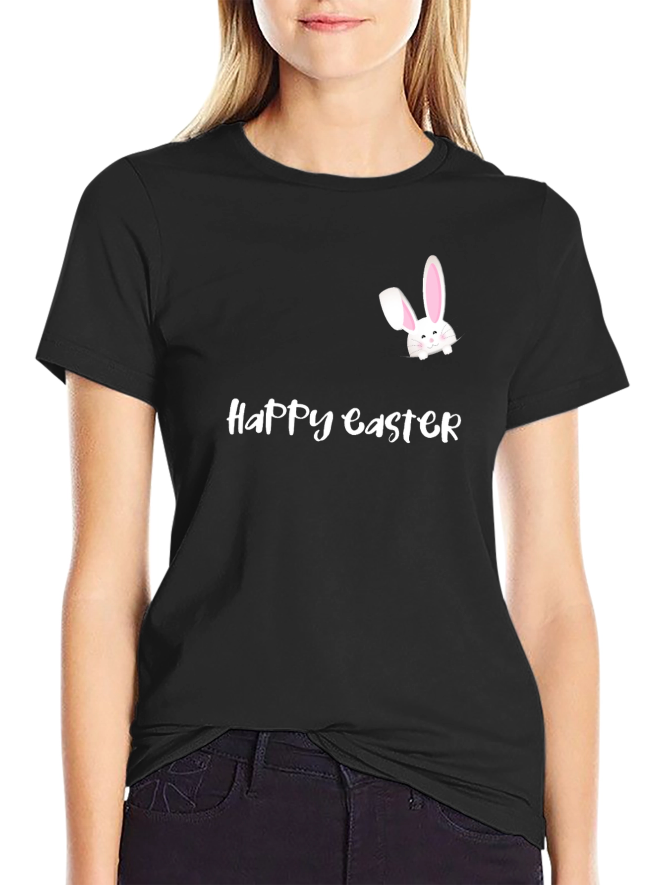 Happy Easter Bunny T-Shirt - Cute Spring Holiday Tee