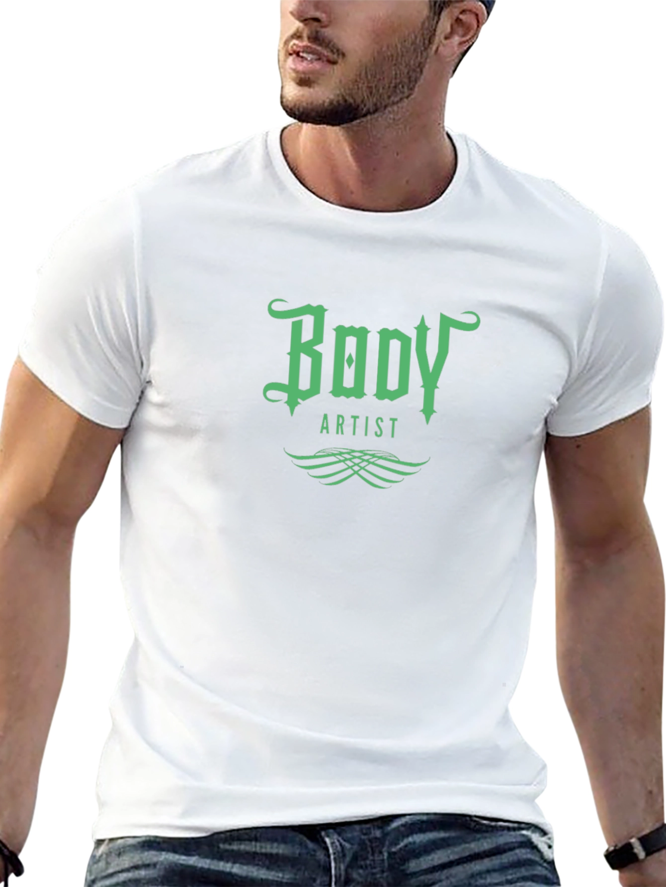 Body Artist Graphic T-Shirt - Cool Tattoo Design